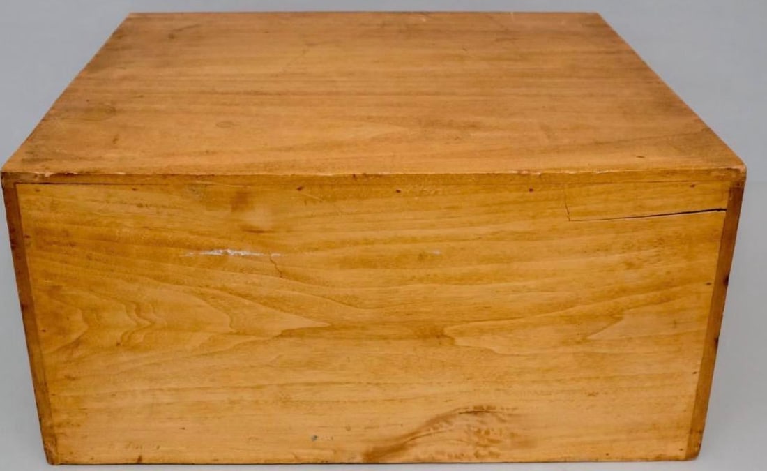 Antique German Oak Silver Flatware Chest - 6