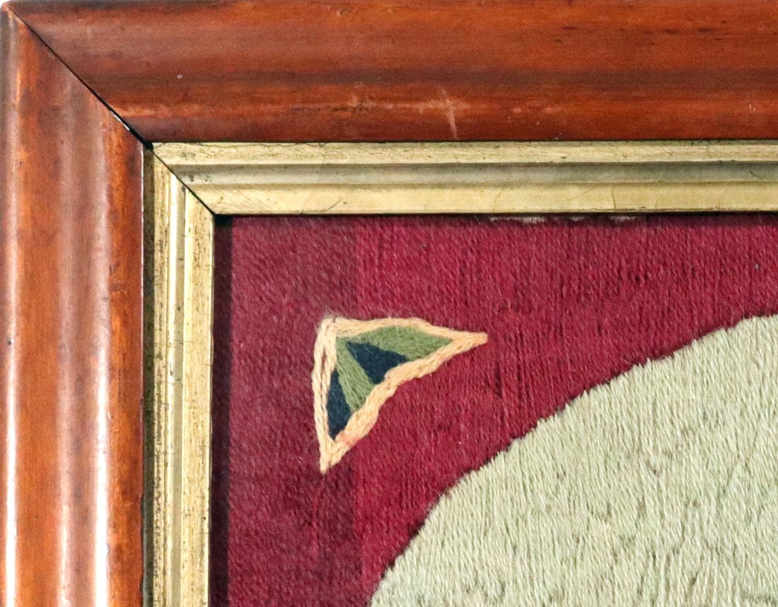 Folk Art Woolwork of a Ship's Cat - 6