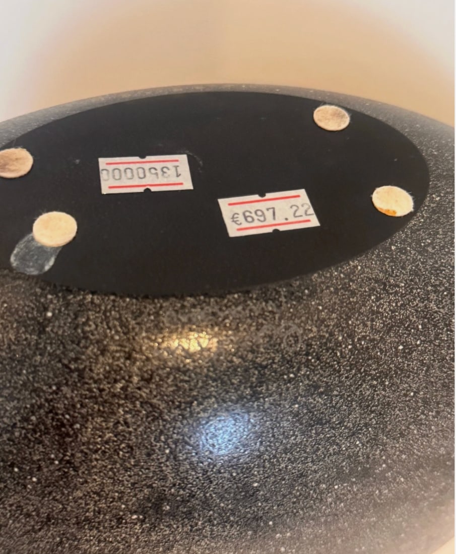 Mid 20th Century Alfredo Barbini Murano Gold Aventurine & Frosted Glass Vase - 7