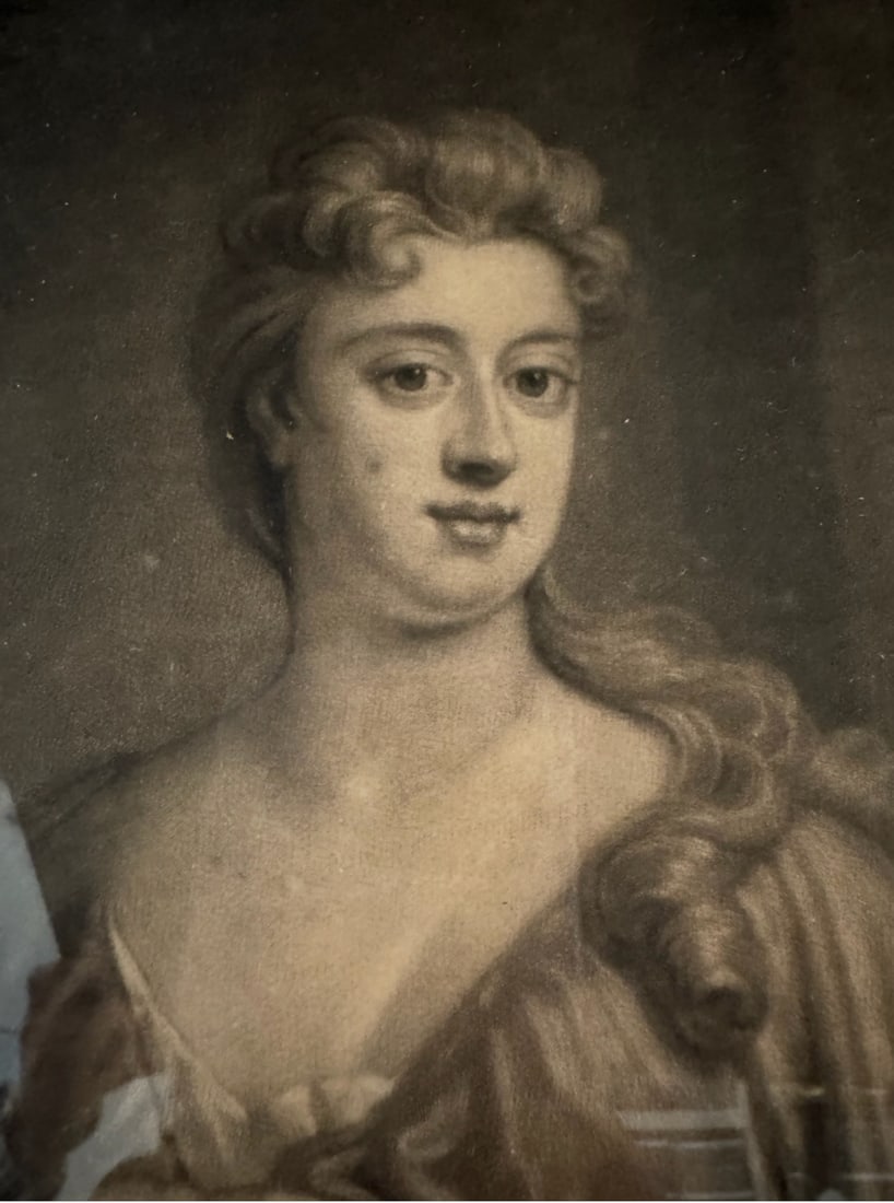 18th Century Mezzotint Engraving Ann Lady Torrington After Sir Godfrey Kneller - 2