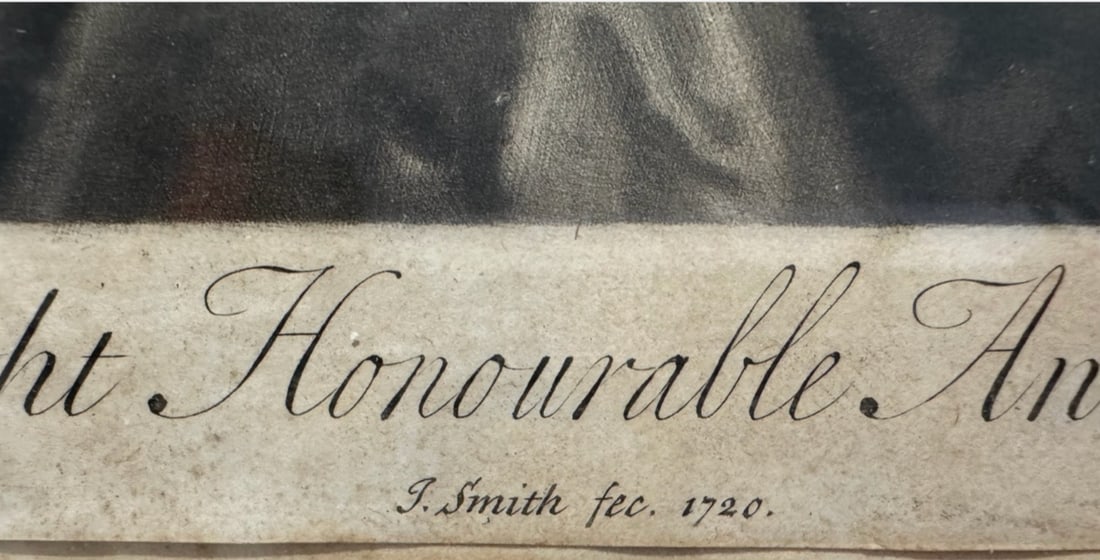 18th Century Mezzotint Engraving Ann Lady Torrington After Sir Godfrey Kneller - 3