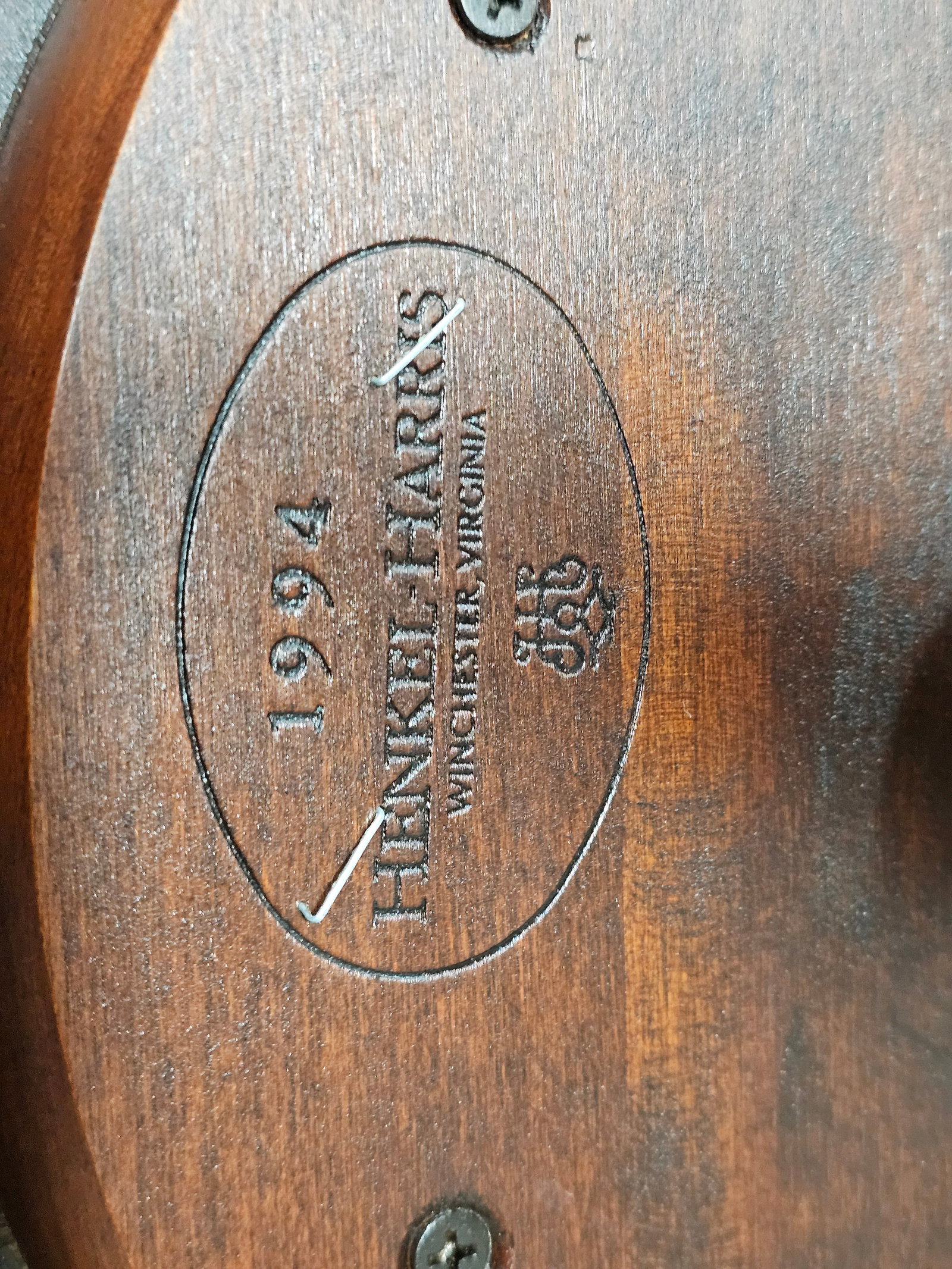 1990s Henkel Harris Wild Black Cherry Ocassional Round Table Made in Virginia - 9
