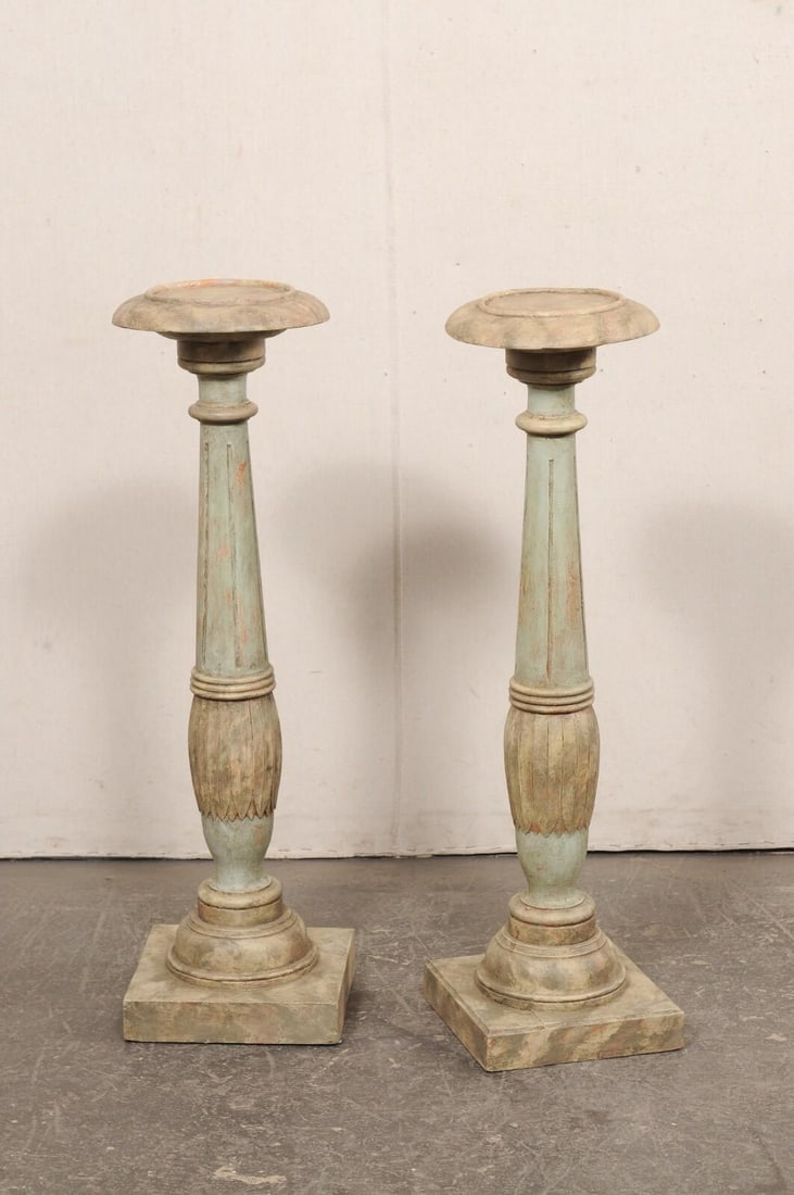 Swedish Gustavian Display Pedestals - A Pair - 2