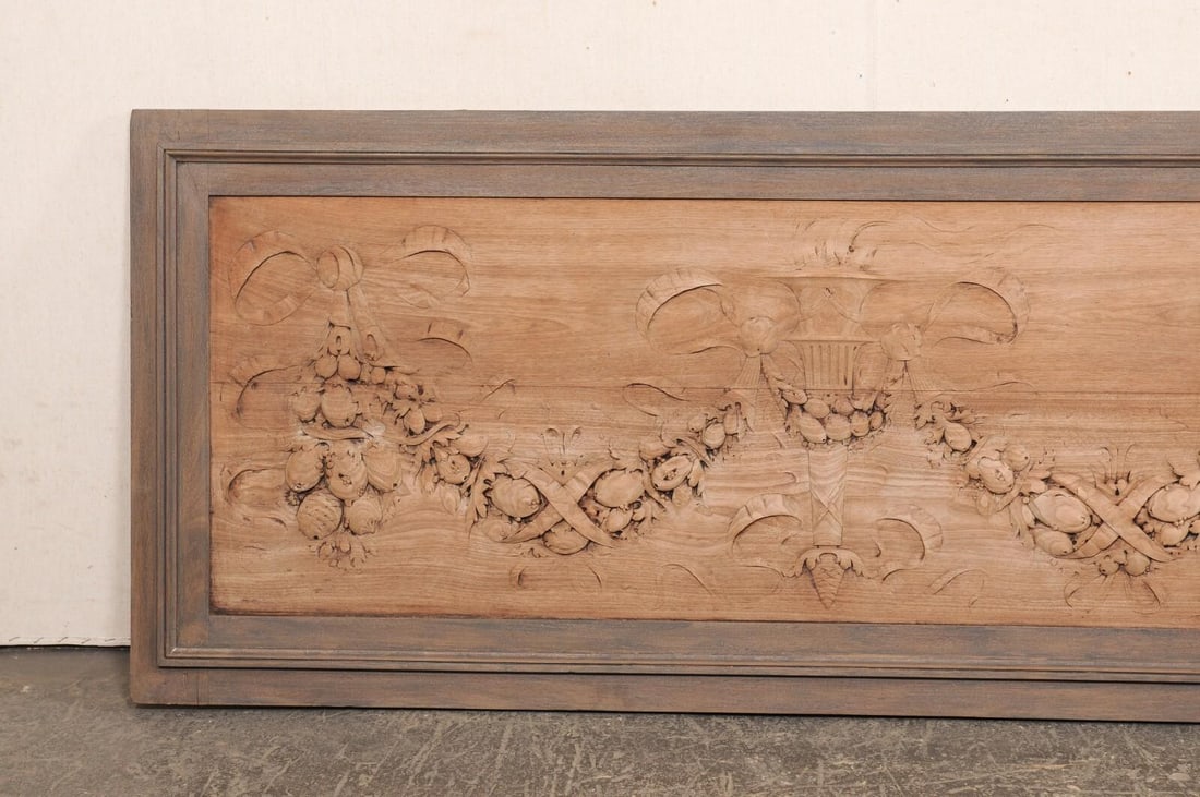 19th Century French 8+ Ft Long Neoclassical Wall Panel - 7