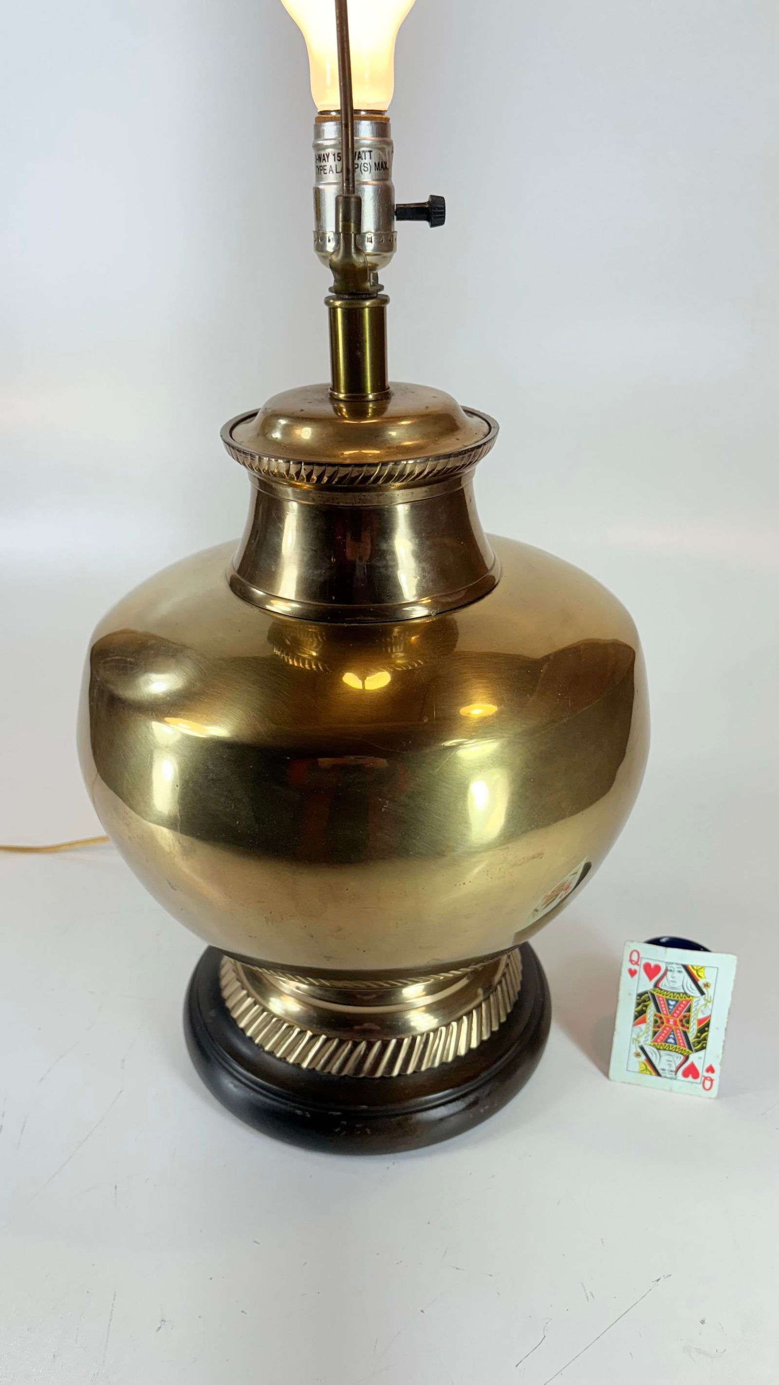 Mid 20th Century Fredrick Cooper Brass Lamp, Hollywood Regency, Midcentury Modern - 5