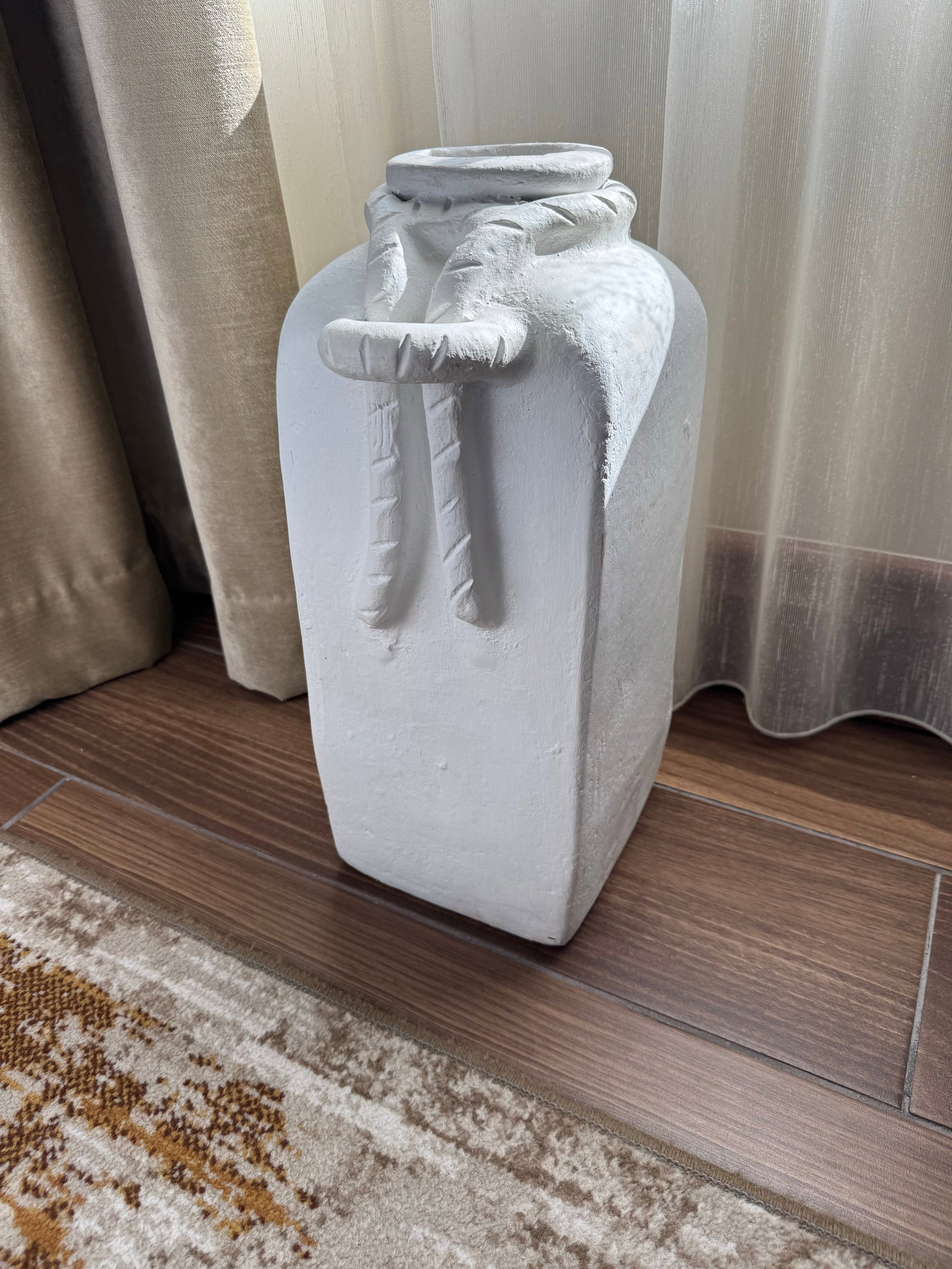 Circa 1970s Tall Sculptural Terra Cotta Planter –Organic Modern Form in the Spirit of John - 4