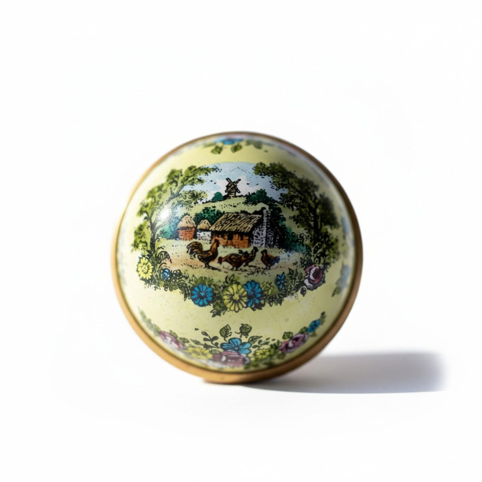 1940s Cartier Limited-Edition Egg Shaped Enamel Trinket Box - 5
