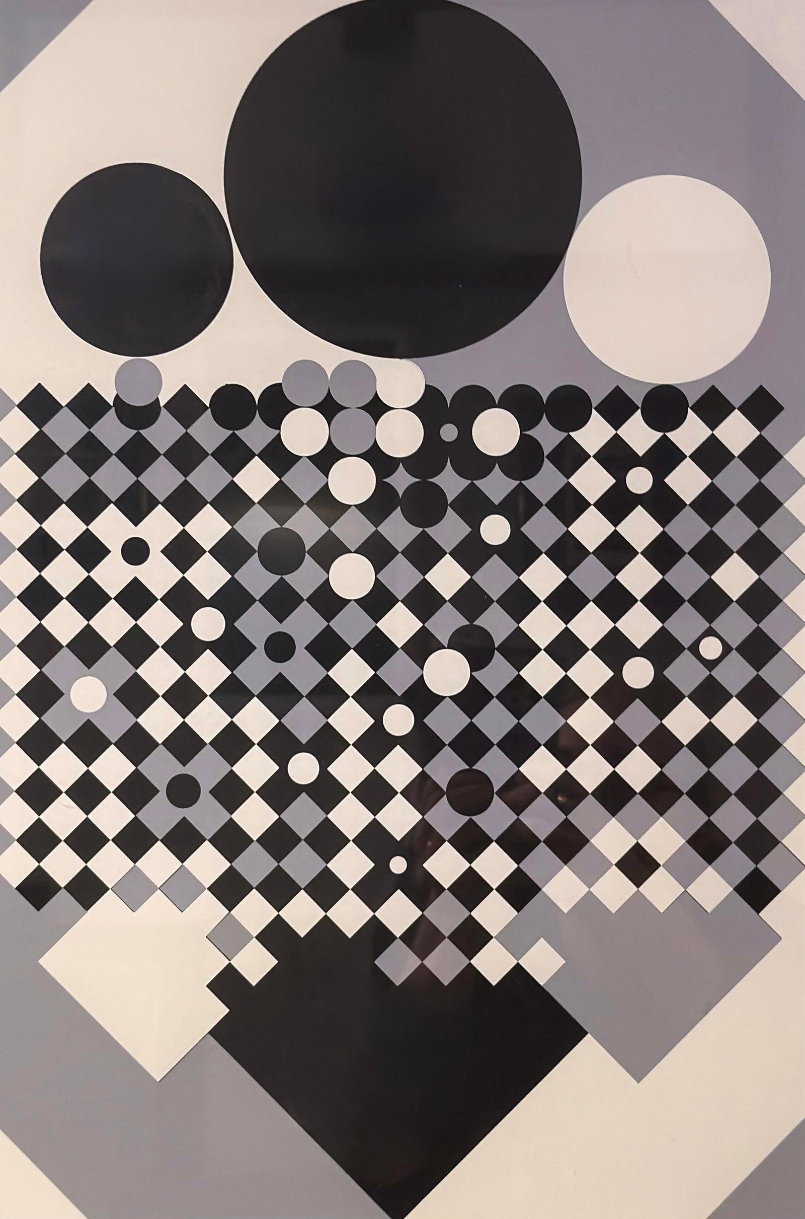 Victor Vasarely, Antares, 1970, Signed Op Art Screenprint - 2