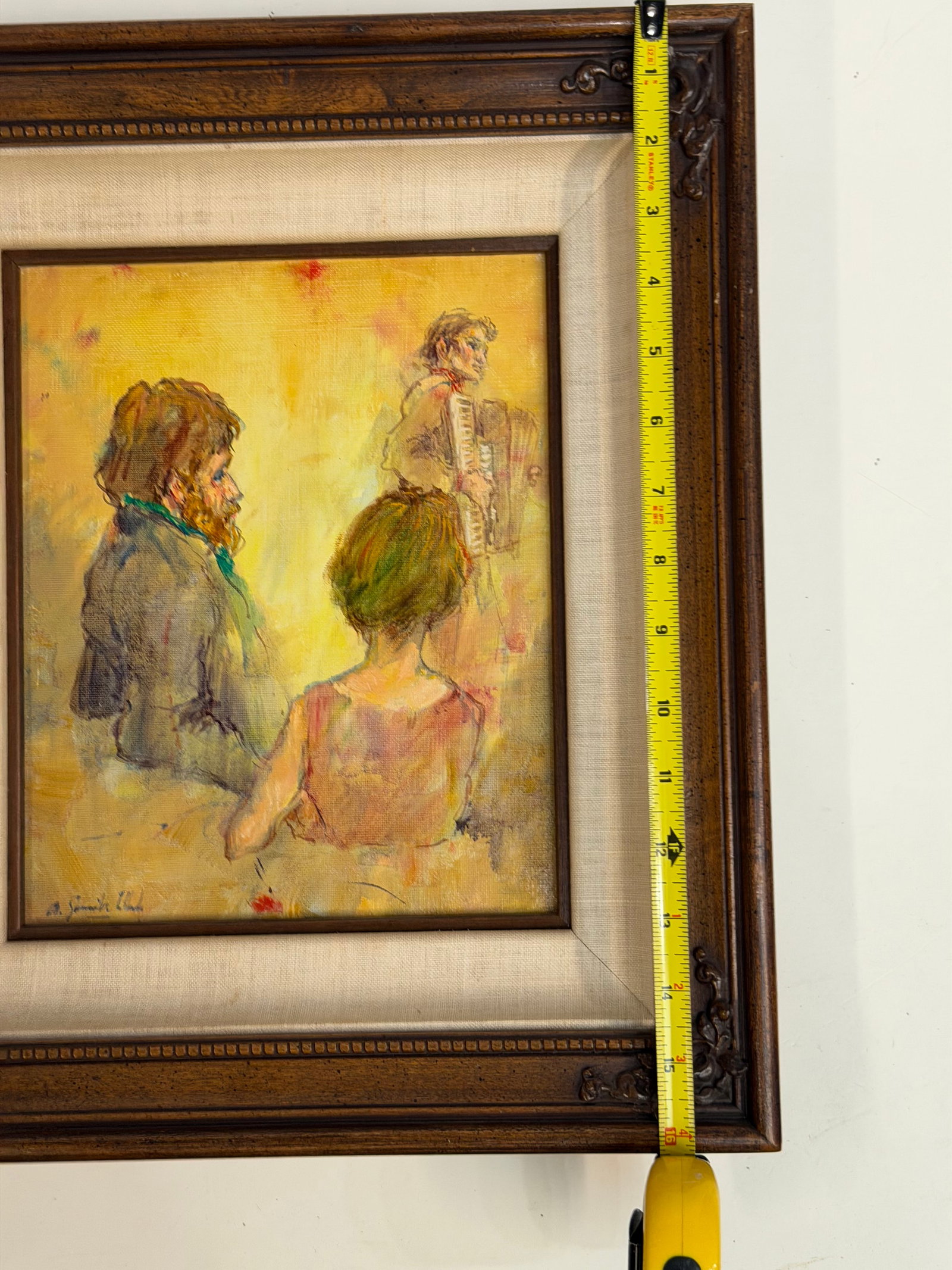 1960s Antonio GonzÃ¡lez Collado (Born 1930) Original Signed Oil on Canvas - 8