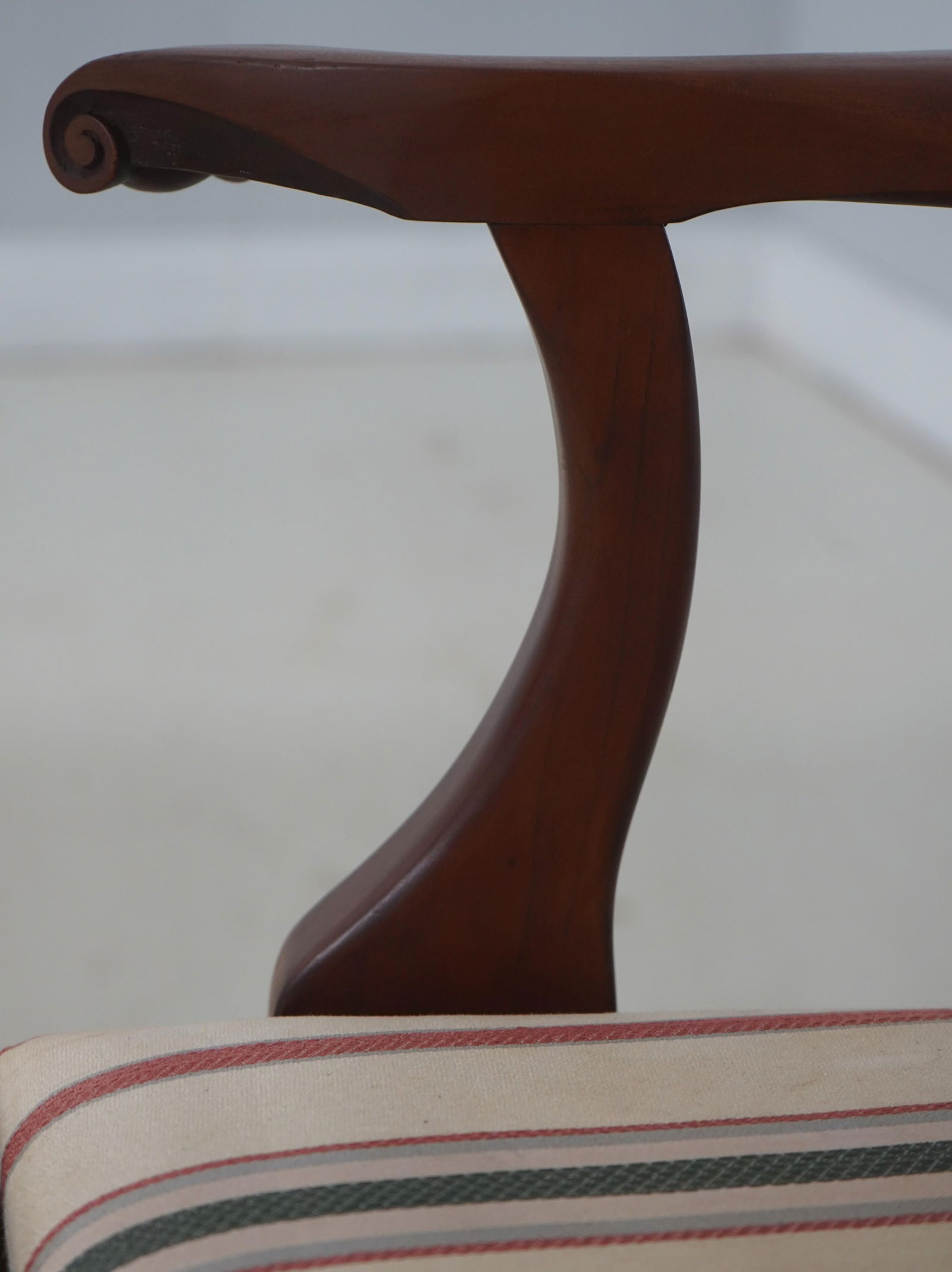 Pair of Eldred Wheeler Cherry Chippendale Style Armchairs - 7