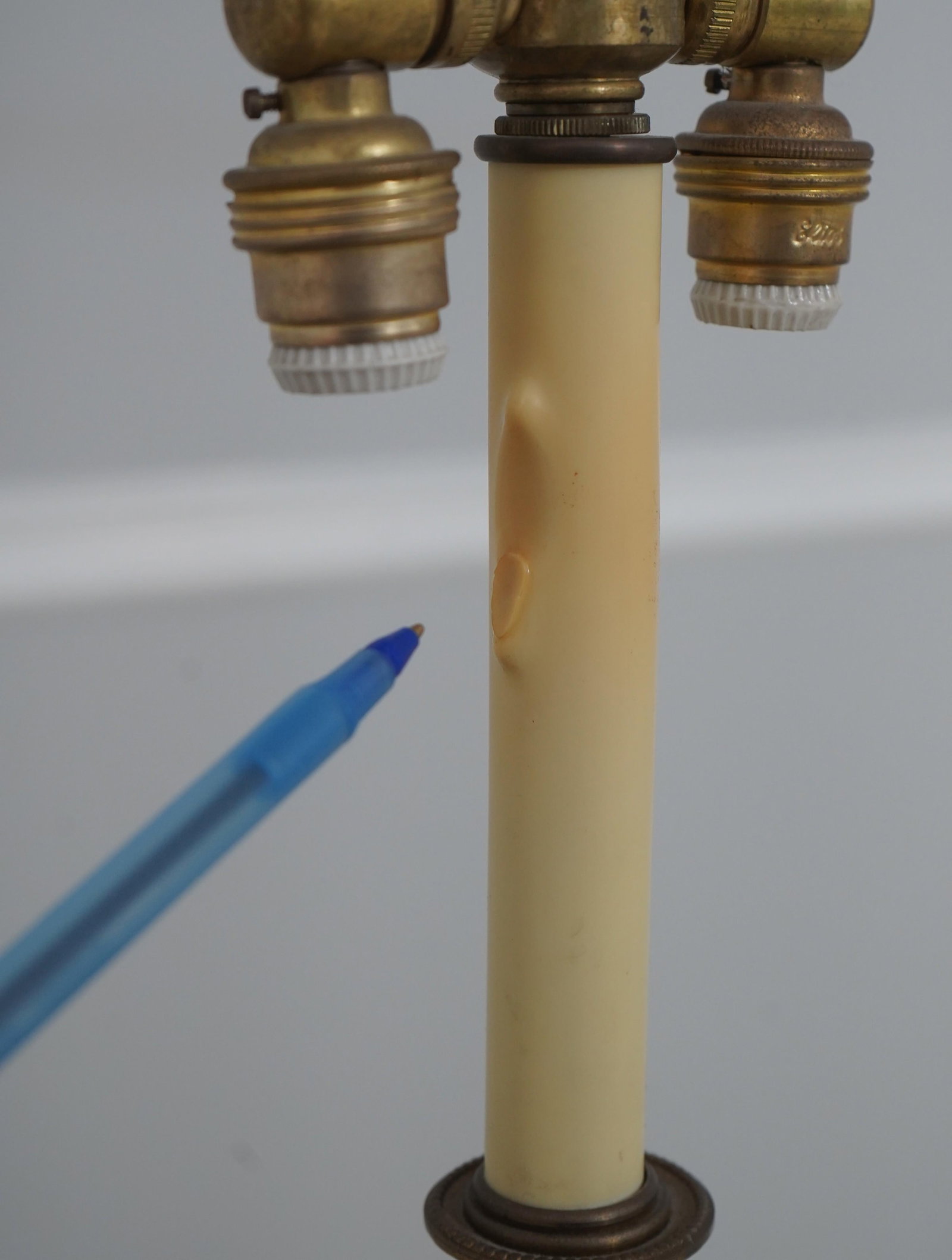 19th Century French Gilt Bronze Converted Table Lamps - a Pair - 11