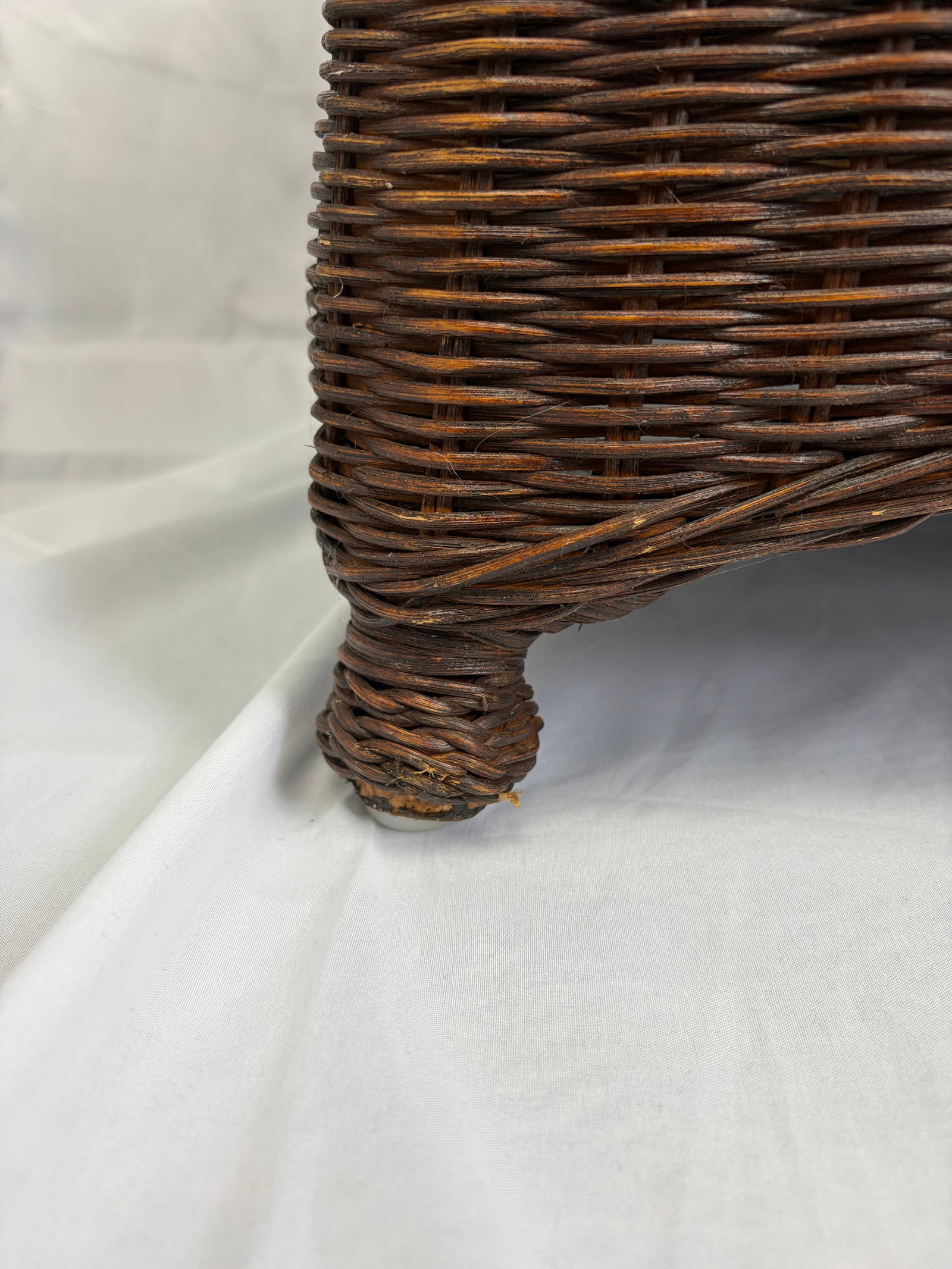 Late 20th Century Coastal Rattan Rectangular Coffee Table - 8