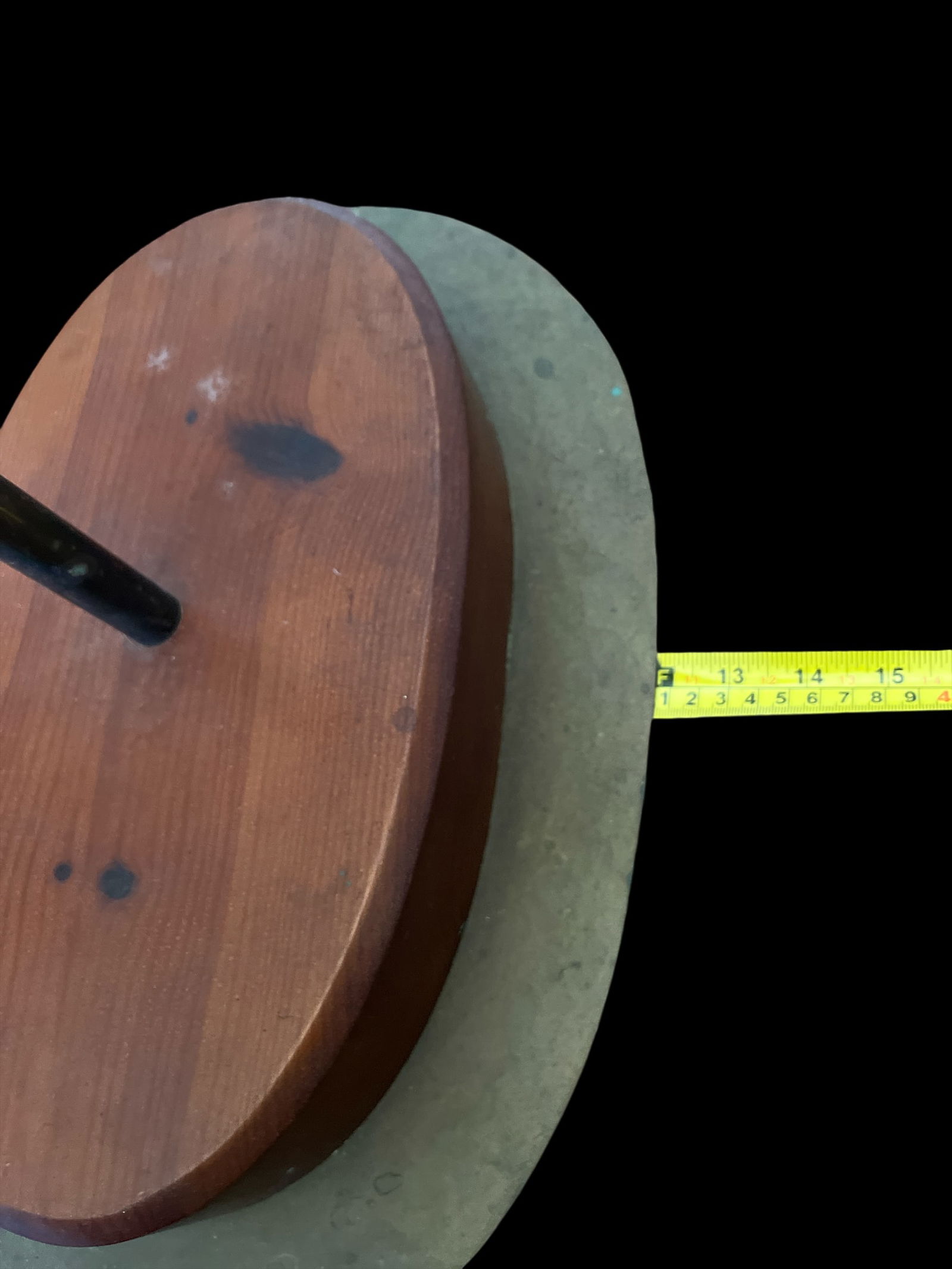 1980s Monumental Hand-Carved Wood Parrot Sculpture on Brass Stand "” 58" Tall - 10