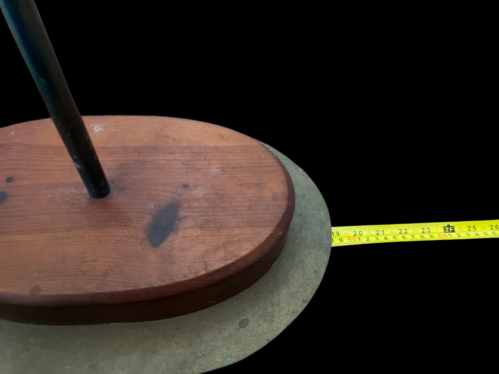 1980s Monumental Hand-Carved Wood Parrot Sculpture on Brass Stand "” 58" Tall - 9