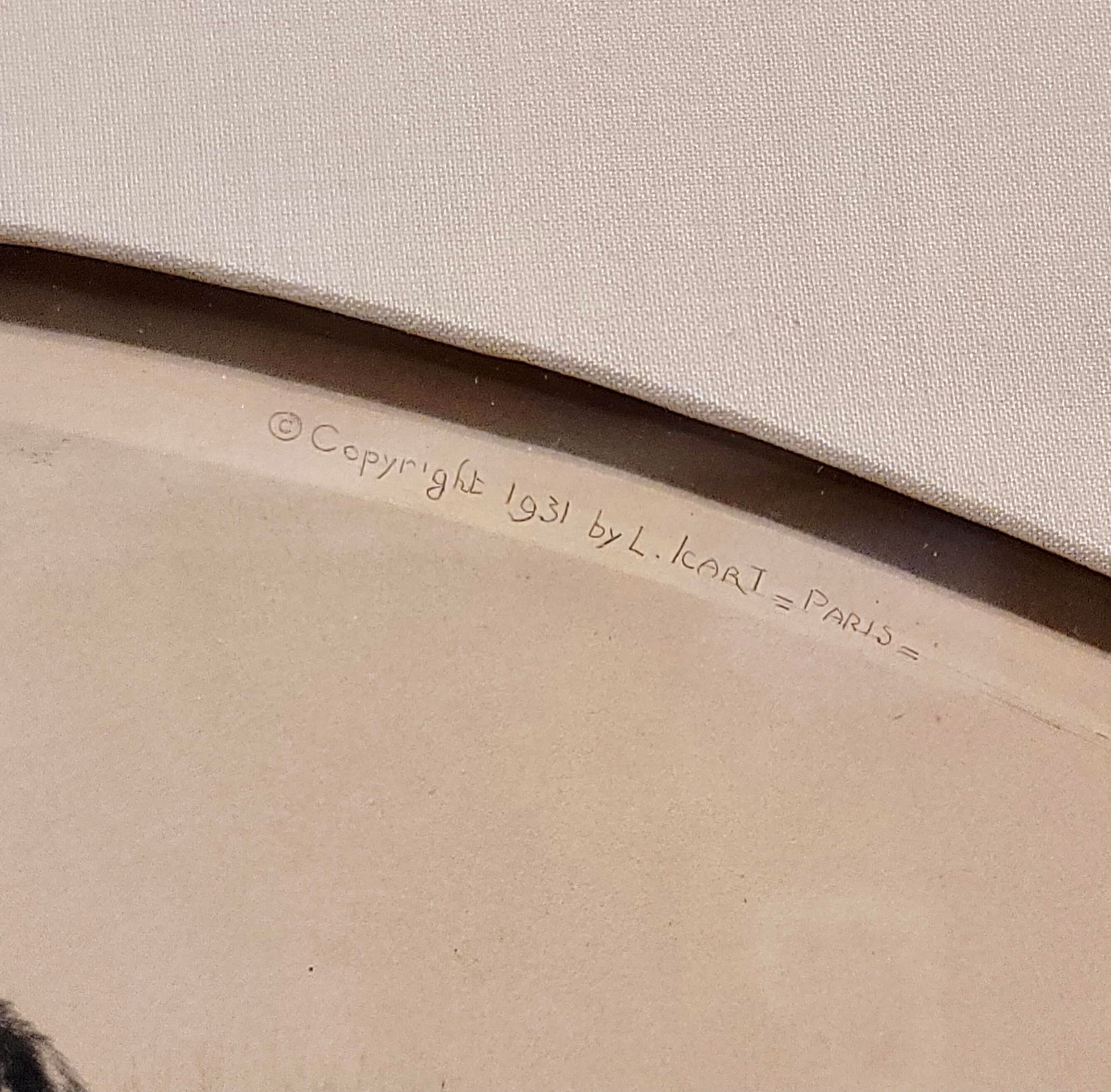 Louis Icart - The Woman With the Black Fan -Original 1931 Etching - 7