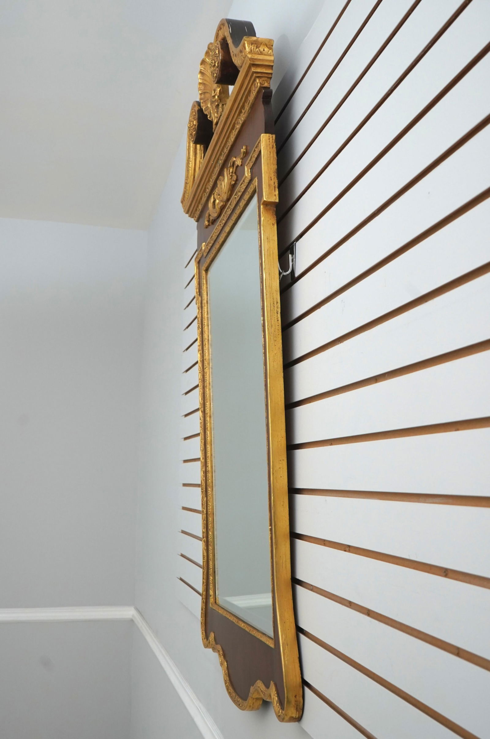 Friedman Brothers Mahogany Gold Gilt Trim Chippendale Mirror - 2