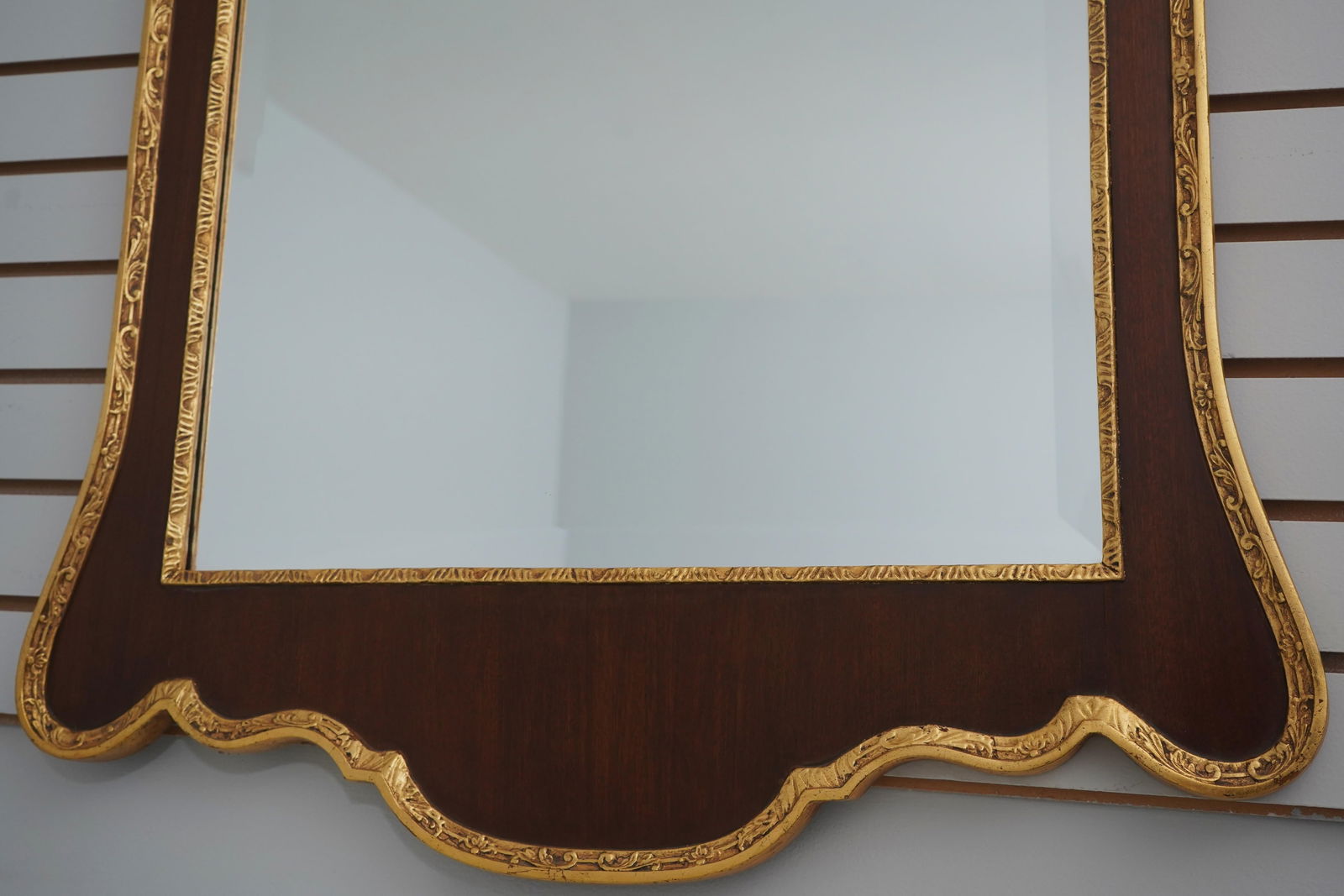 Friedman Brothers Mahogany Gold Gilt Trim Chippendale Mirror - 7