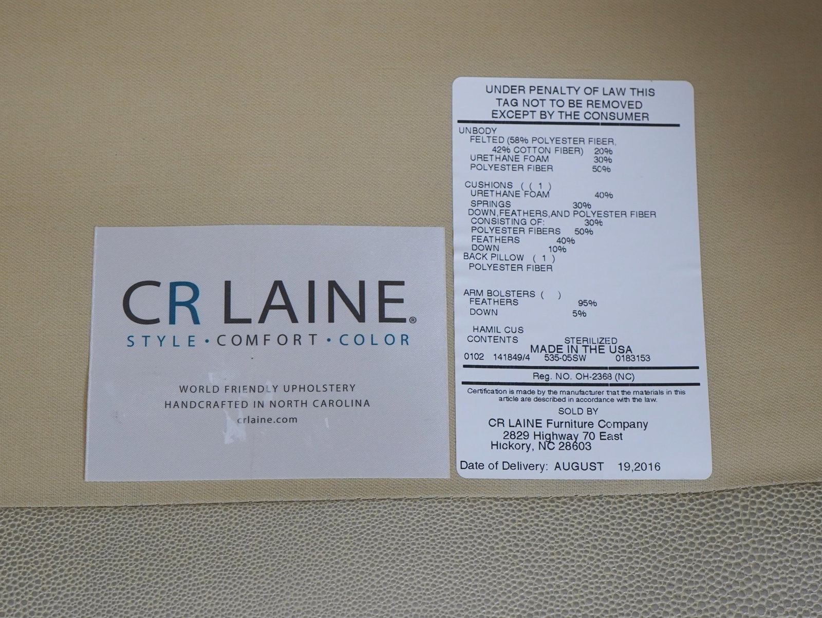 Pair Cr Laine Modern Design Swivel Lounge Chairs - 18