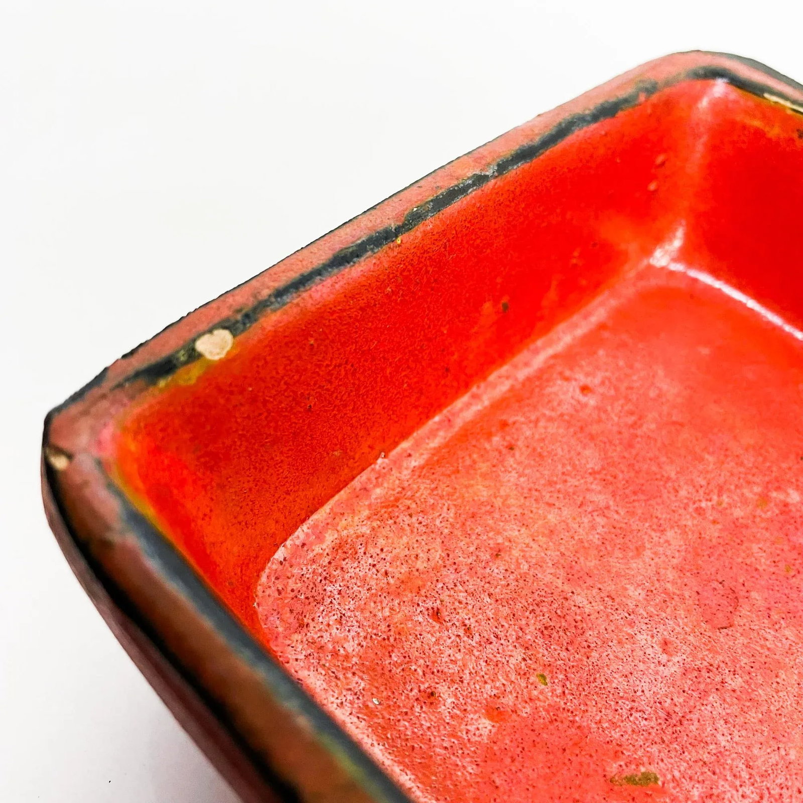 1960s Bitossi Aldo Londi Italian Red Ceramic Box Italy - 11