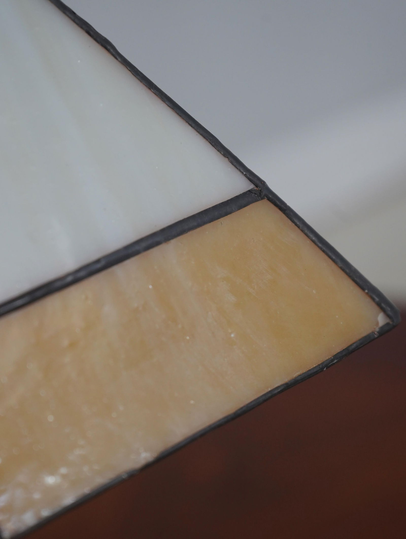 Stickley Slag Glass Mission Oak Lamp - 7