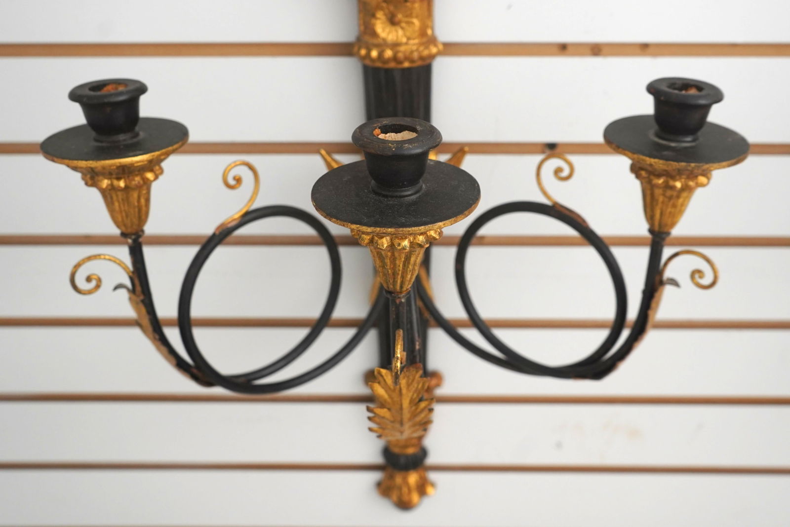 Pair Florentine Italian Neoclassical Candelabras - 4