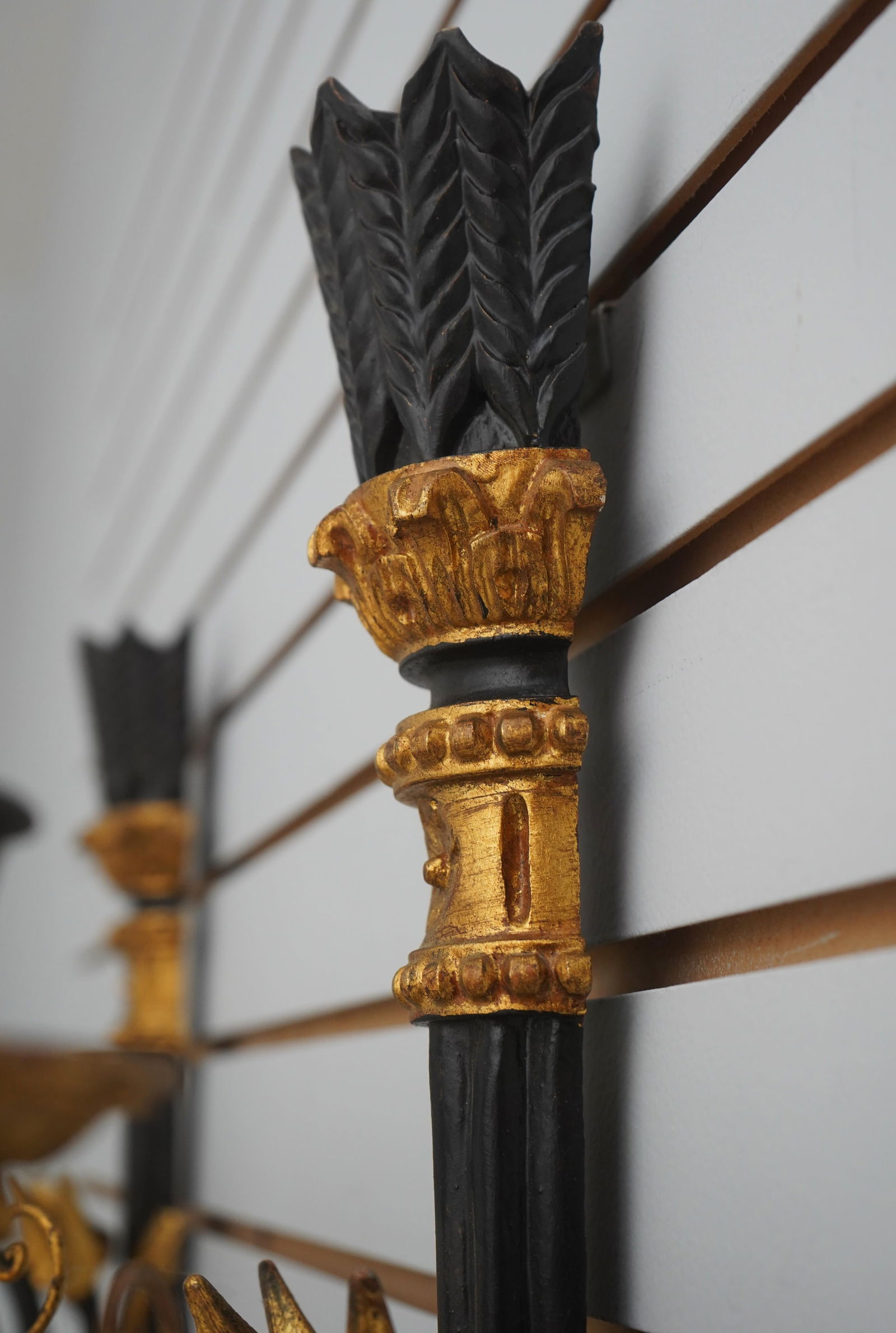 Pair Florentine Italian Neoclassical Candelabras - 5