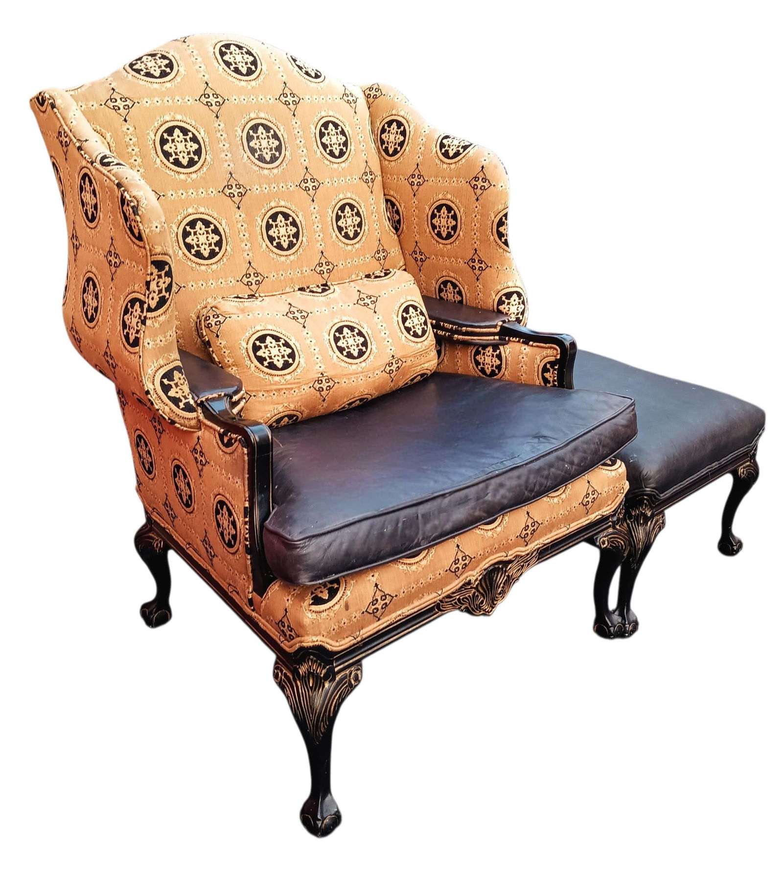 Elevate Your Space With the Old Hickory Tannery Firehouse Wingback Set - 7