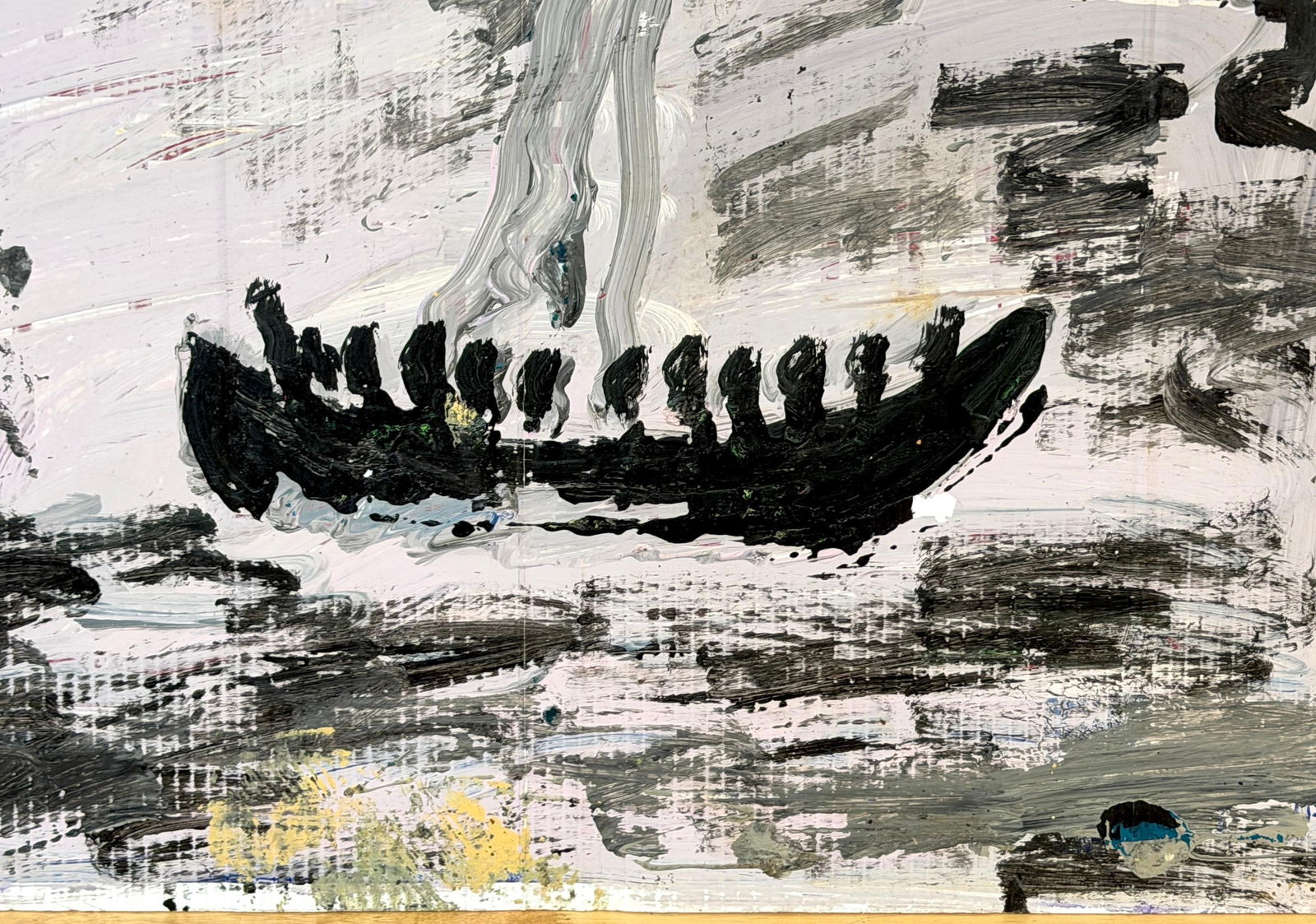 Purvis Young (1943–2010) Exodus Boat with Figures, Miami, 1980s - 7