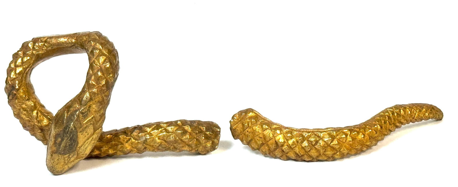 French Art Deco Ormolu Serpent Handle, Stamped LT / 2, circa 1925–1935 - 12