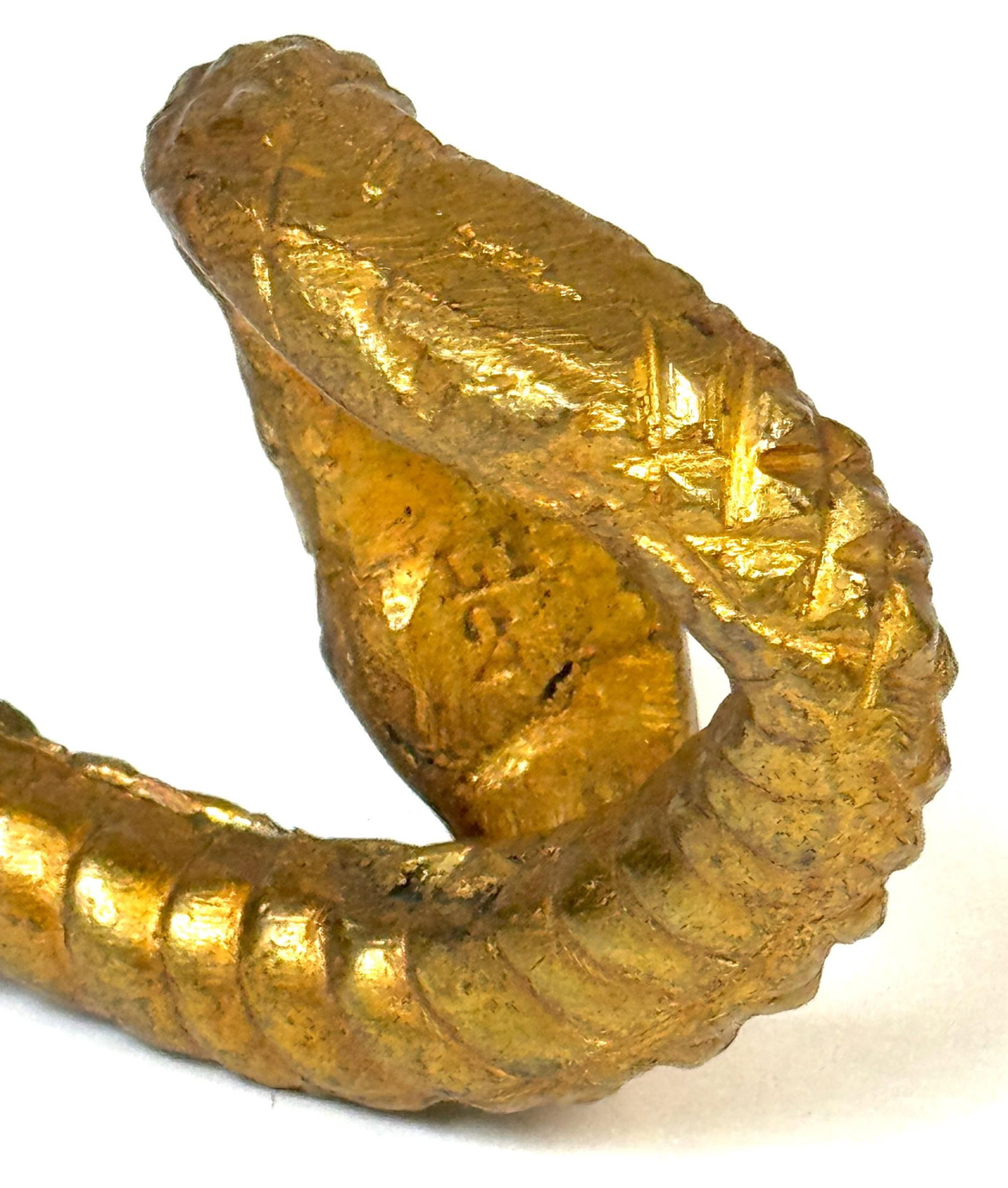 French Art Deco Ormolu Serpent Handle, Stamped LT / 2, circa 1925–1935 - 4