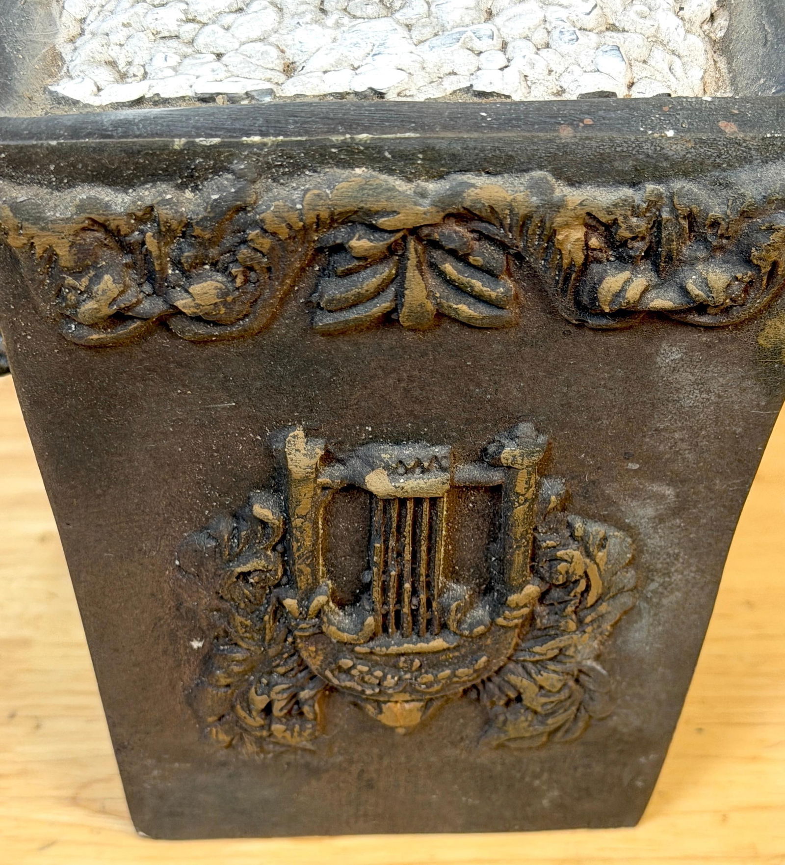 Pair Neoclassical Style Tole Palm Tree Topiaries, Attributed to Maitland-Smith - 8