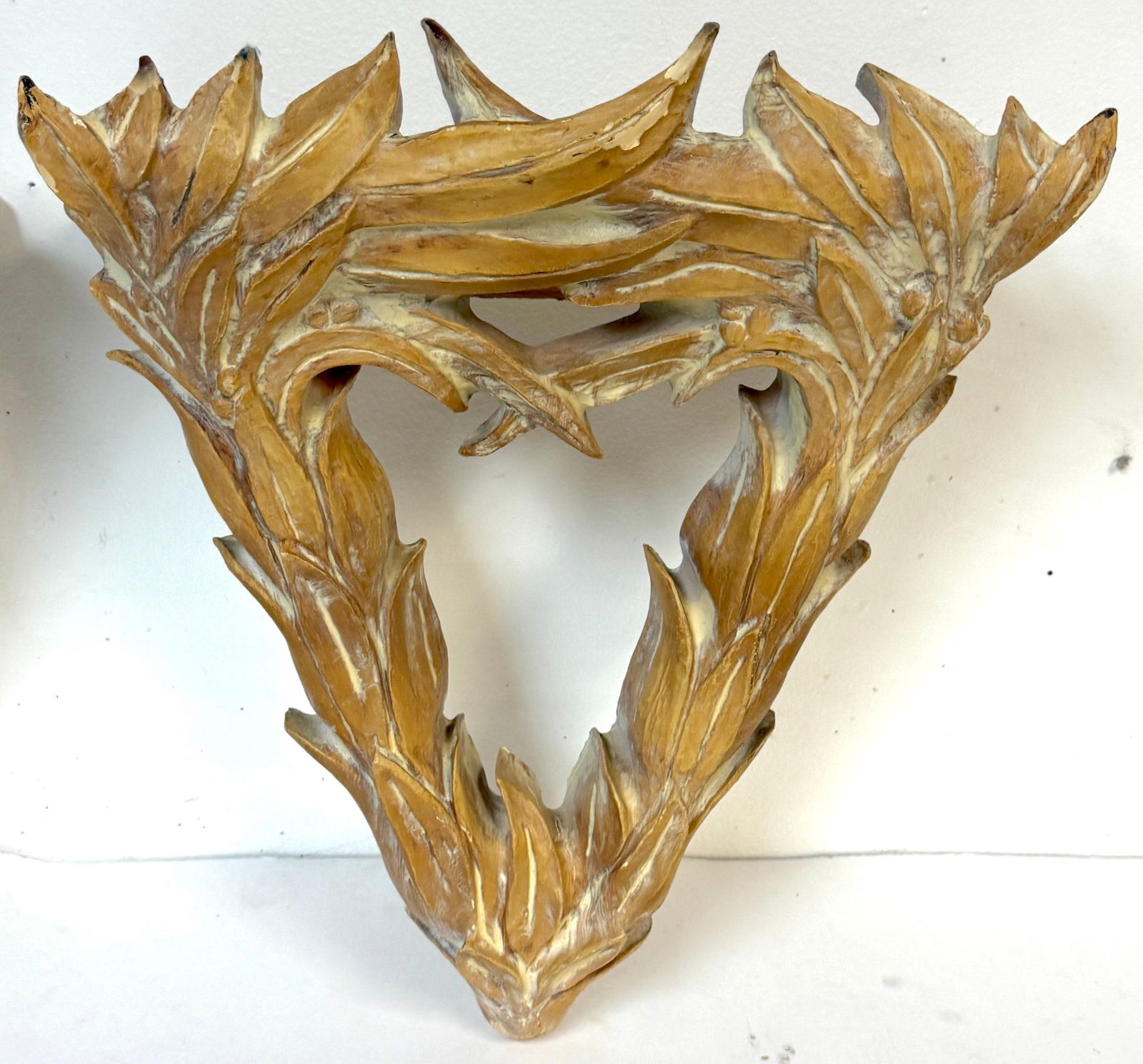 Pair of Serge Roche–Style Palmette Wall Brackets / Shelves - 15