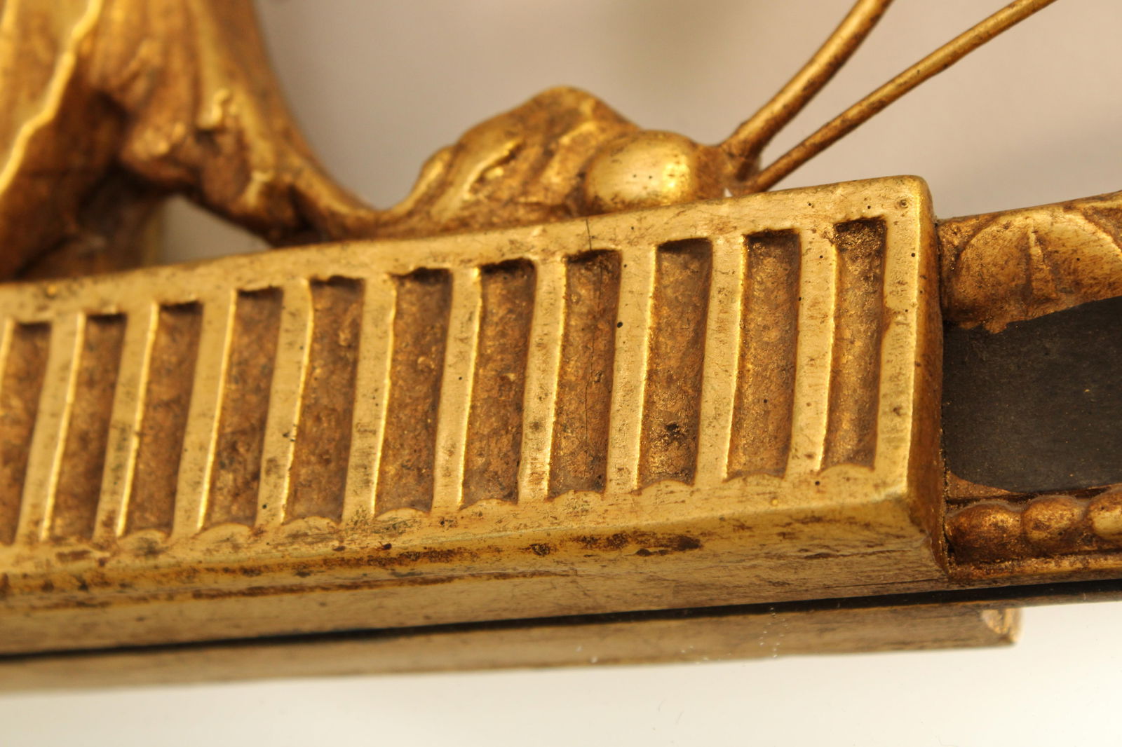 Friedman Brothers Neoclassical Black & Gold Mirror - 7