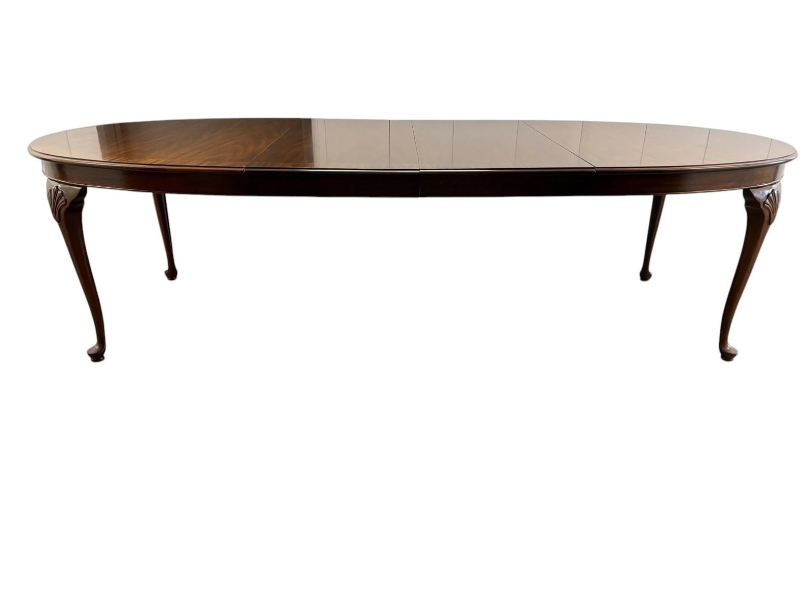 Late 20th Century Kindel Councill Banded Oval Dining Table With 2 Leaves - 3