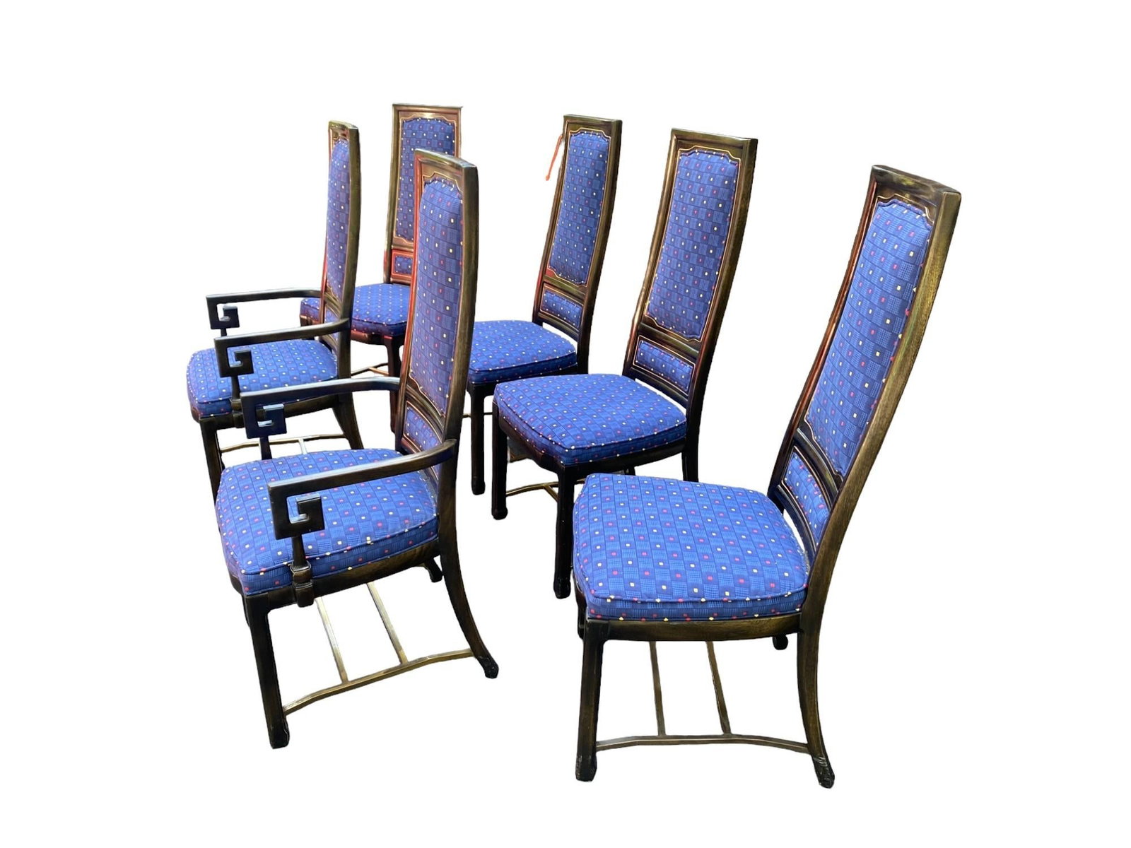 Mastercraft Attributed Dining Chairs - Set of Six 6 by Bernhard Rohne - 2