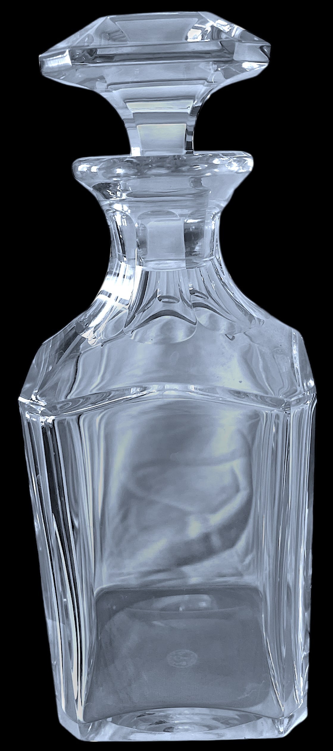 Baccarat Harcourt Pattern Crystal Whiskey Decanter | French Cut Crystal - 2