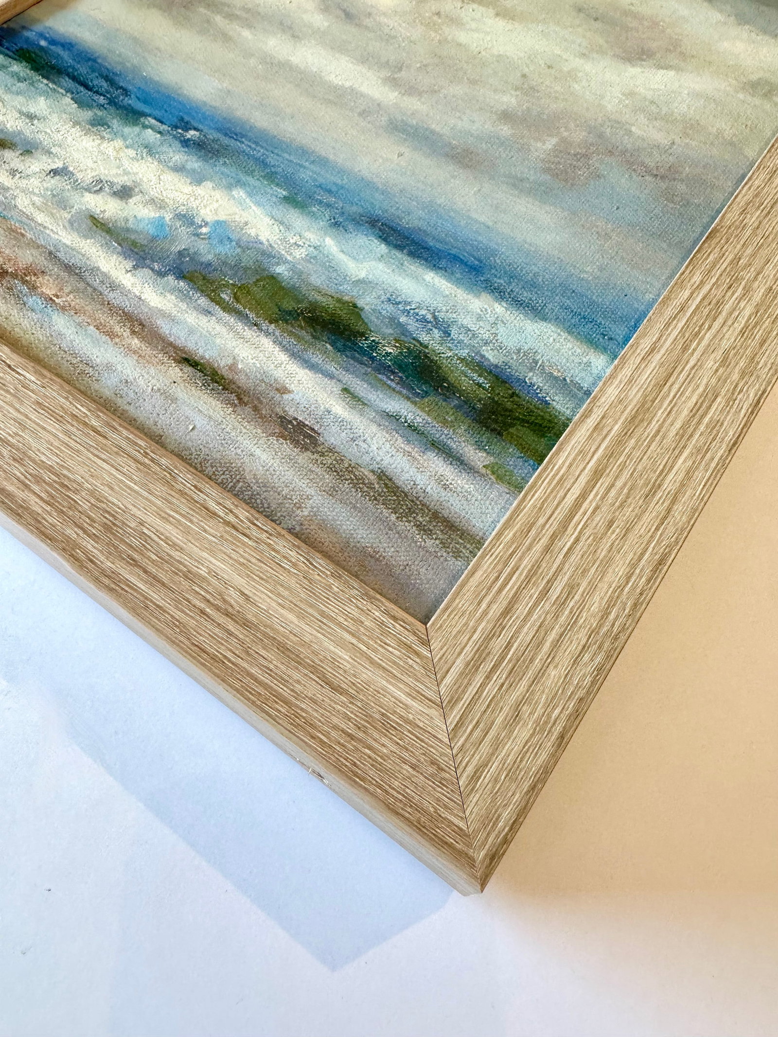 Seascape Ocean Waves Dramatic Stormy Impressionist Coastal Original Oil Painting by H. Cole - 5