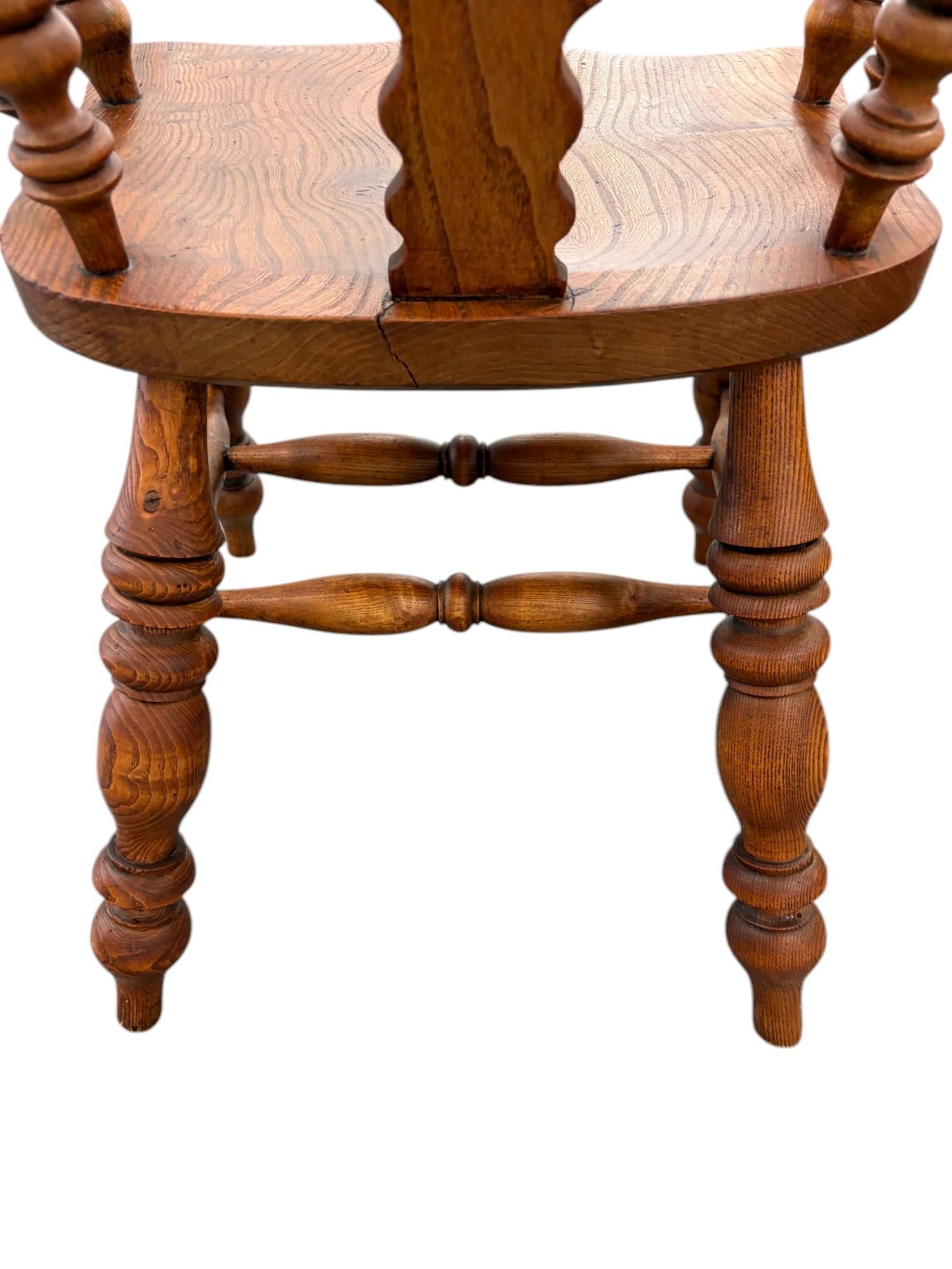 Mid 19th Century Yorkshire Windsor Arm Chairs - a Pair - 11