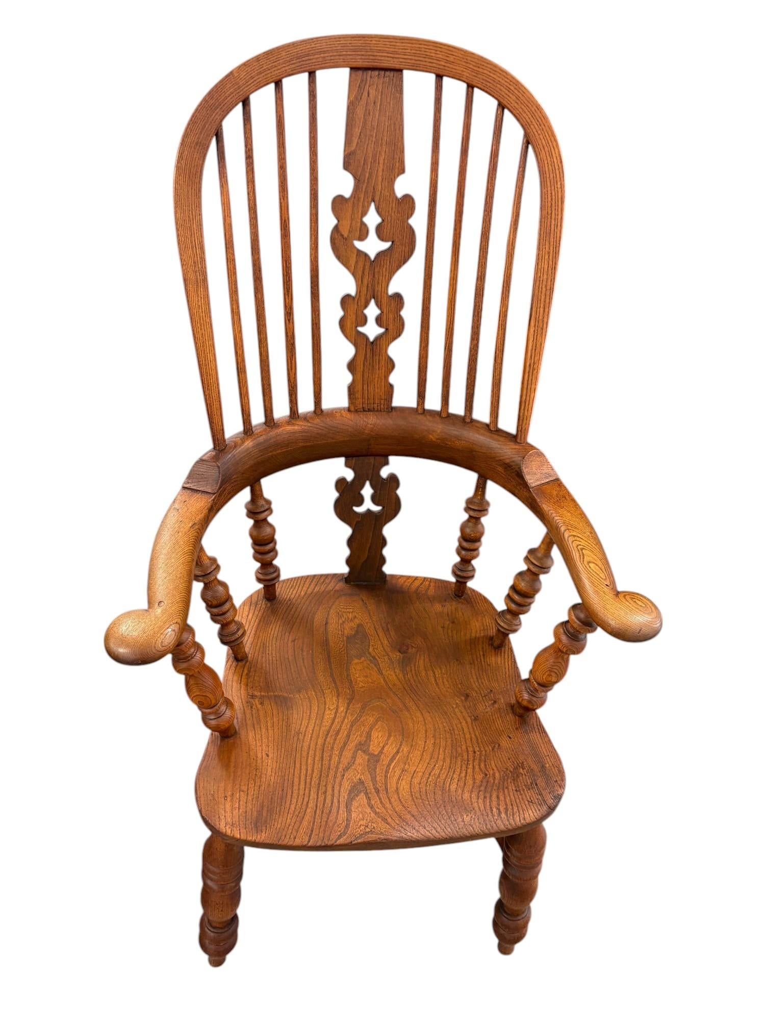 Mid 19th Century Yorkshire Windsor Arm Chairs - a Pair - 6