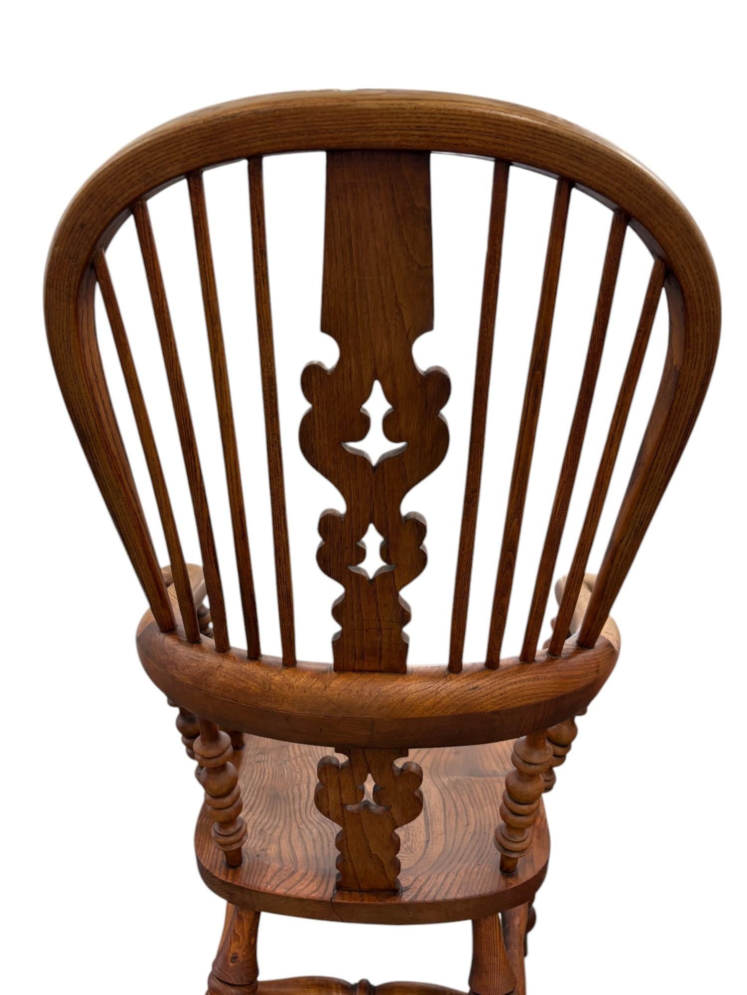 Mid 19th Century Yorkshire Windsor Arm Chairs - a Pair - 8