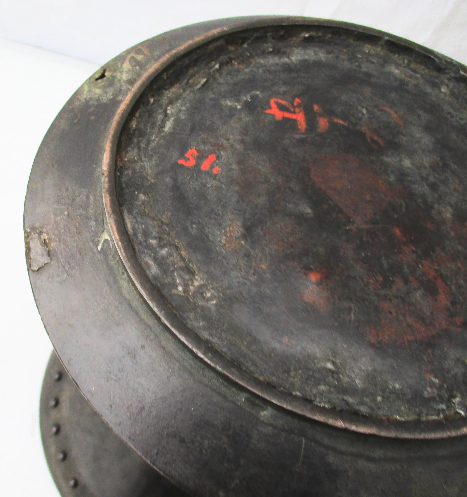 Japanese Aesthetic Movement Bronze Vase - 11