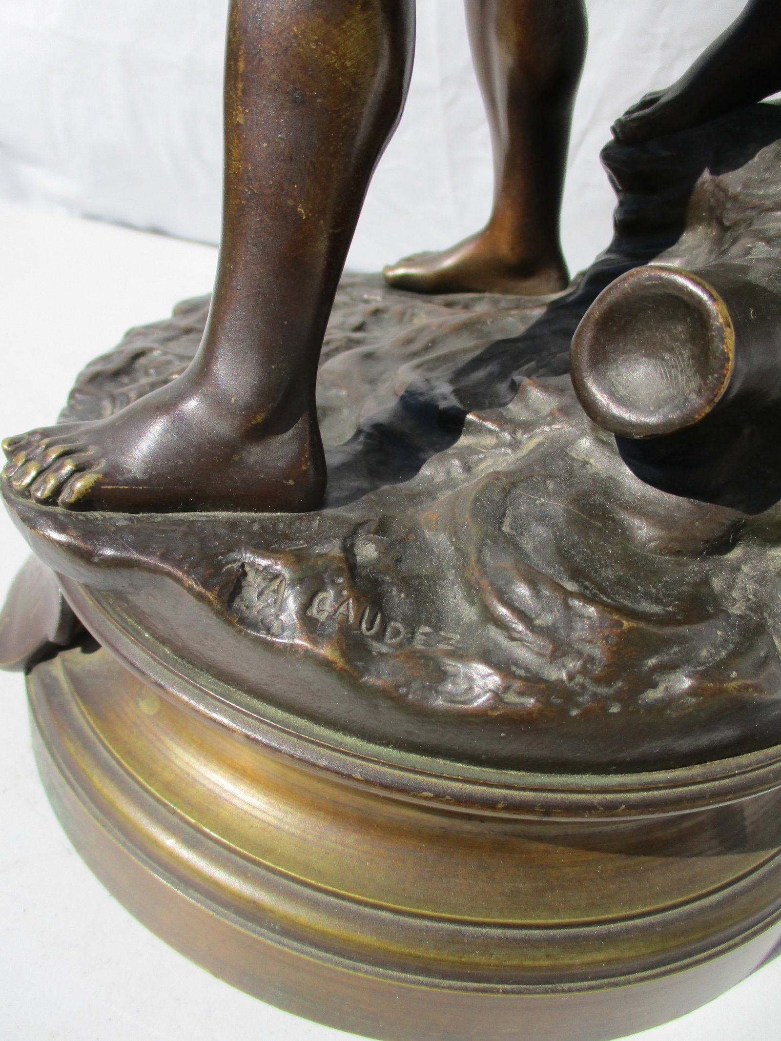 Pro Patria Bronze by Adrien Etienne Gaudez Competition Bronze - 11