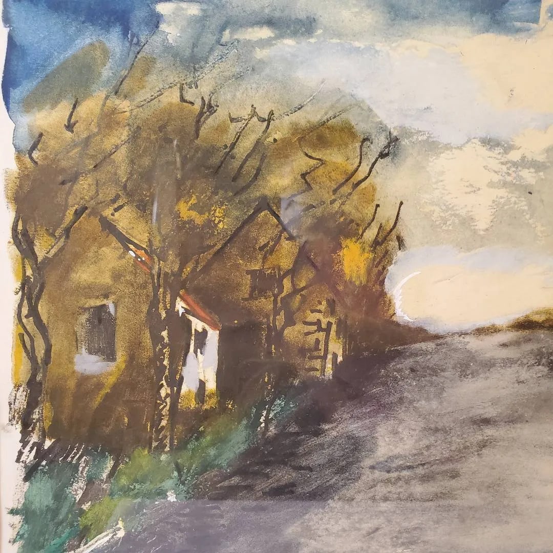 Mid 20th Century Pair of Maurice De Vlaminck Limited Edition Village Road Prints "” Framed, - 17