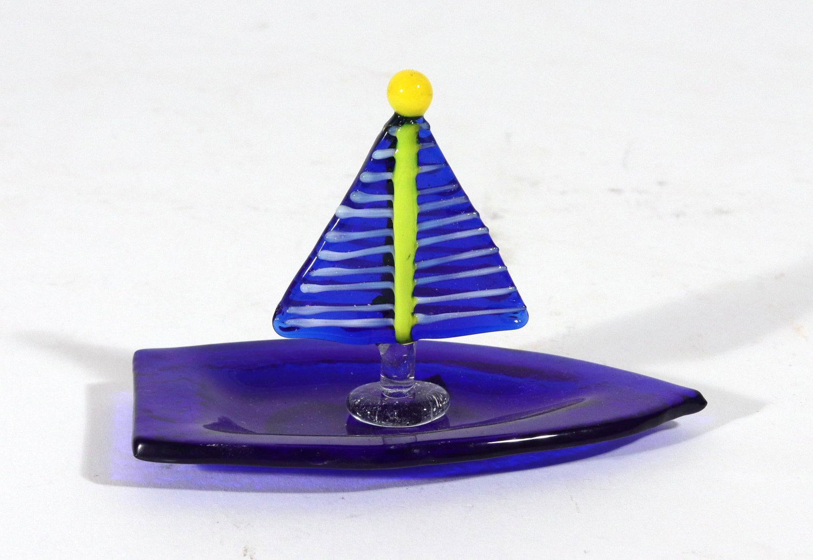 Vintage Modern Murano Glass Model of Sailing Ships - 11