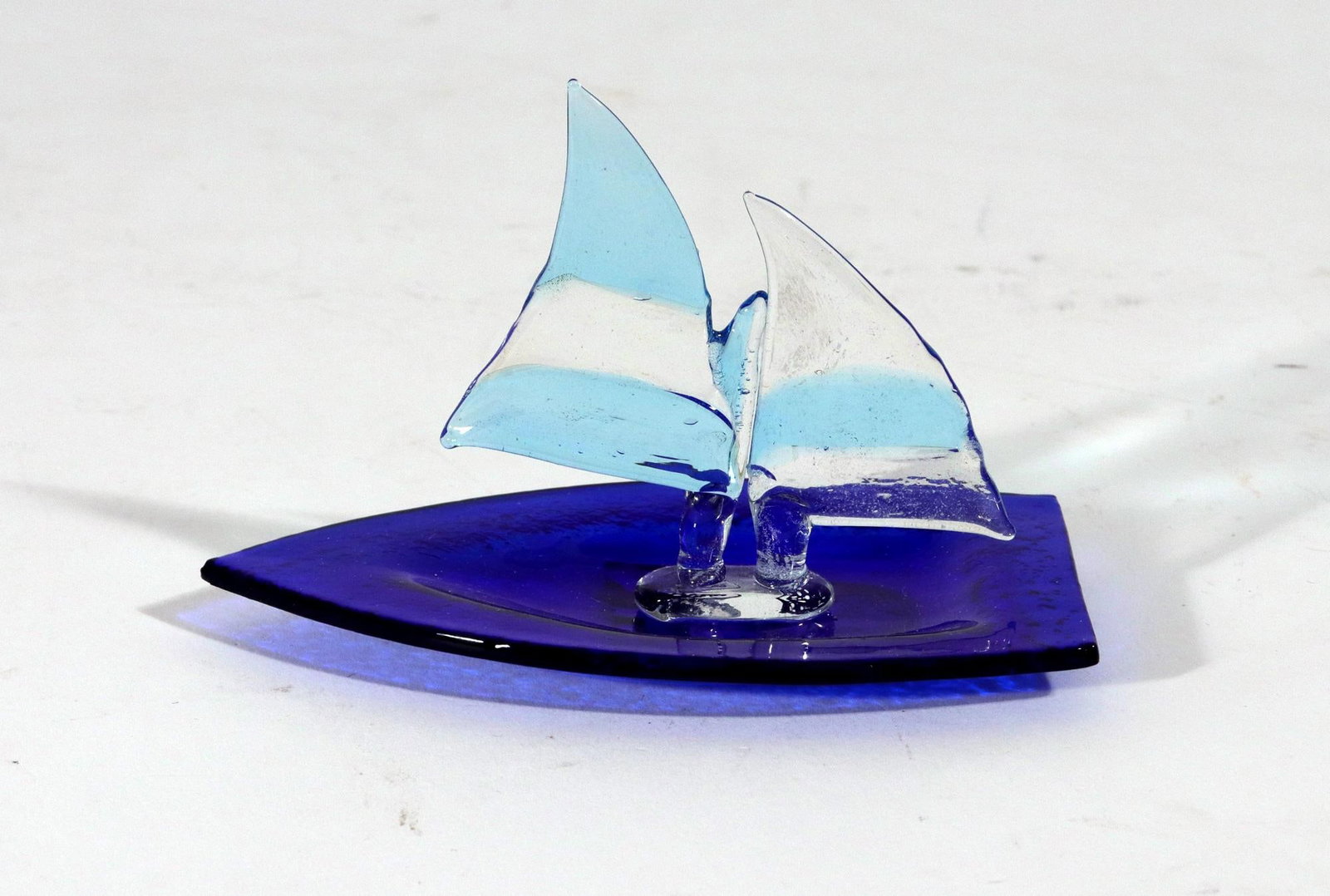 Vintage Modern Murano Glass Model of Sailing Ships - 12