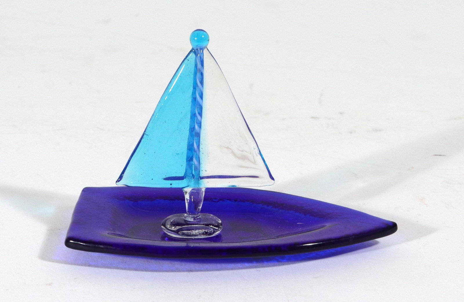 Vintage Modern Murano Glass Model of Sailing Ships - 4