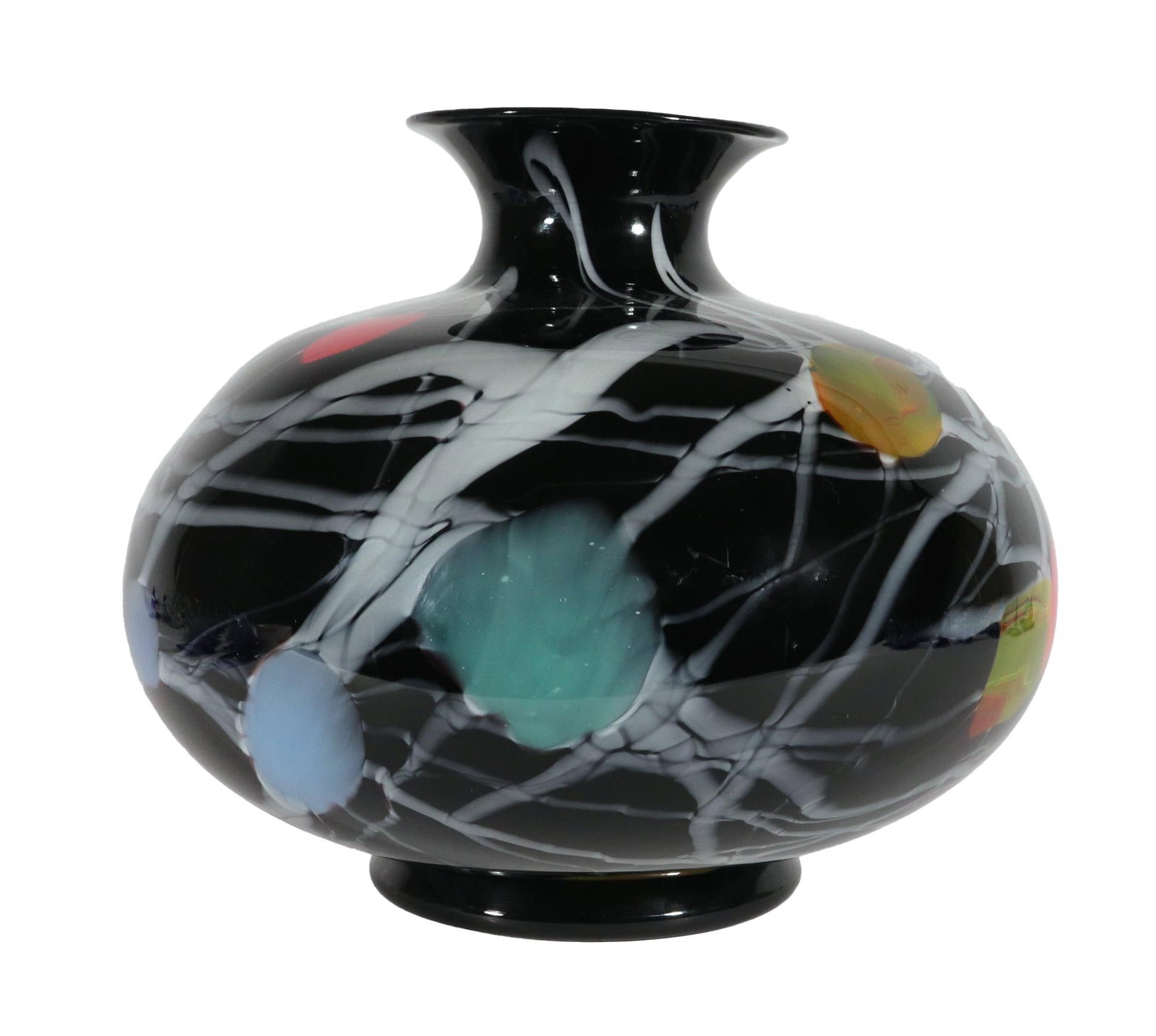 Versace & Archimede Seguso Murano Blown Glass Footed Vase - 10