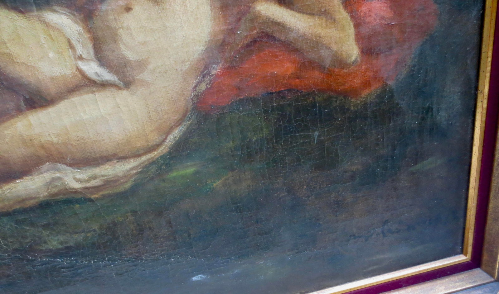 Béla IvÃ¡nyi-GrÃ¼nwald Oil on Canvas Bathers in the Forest - 11