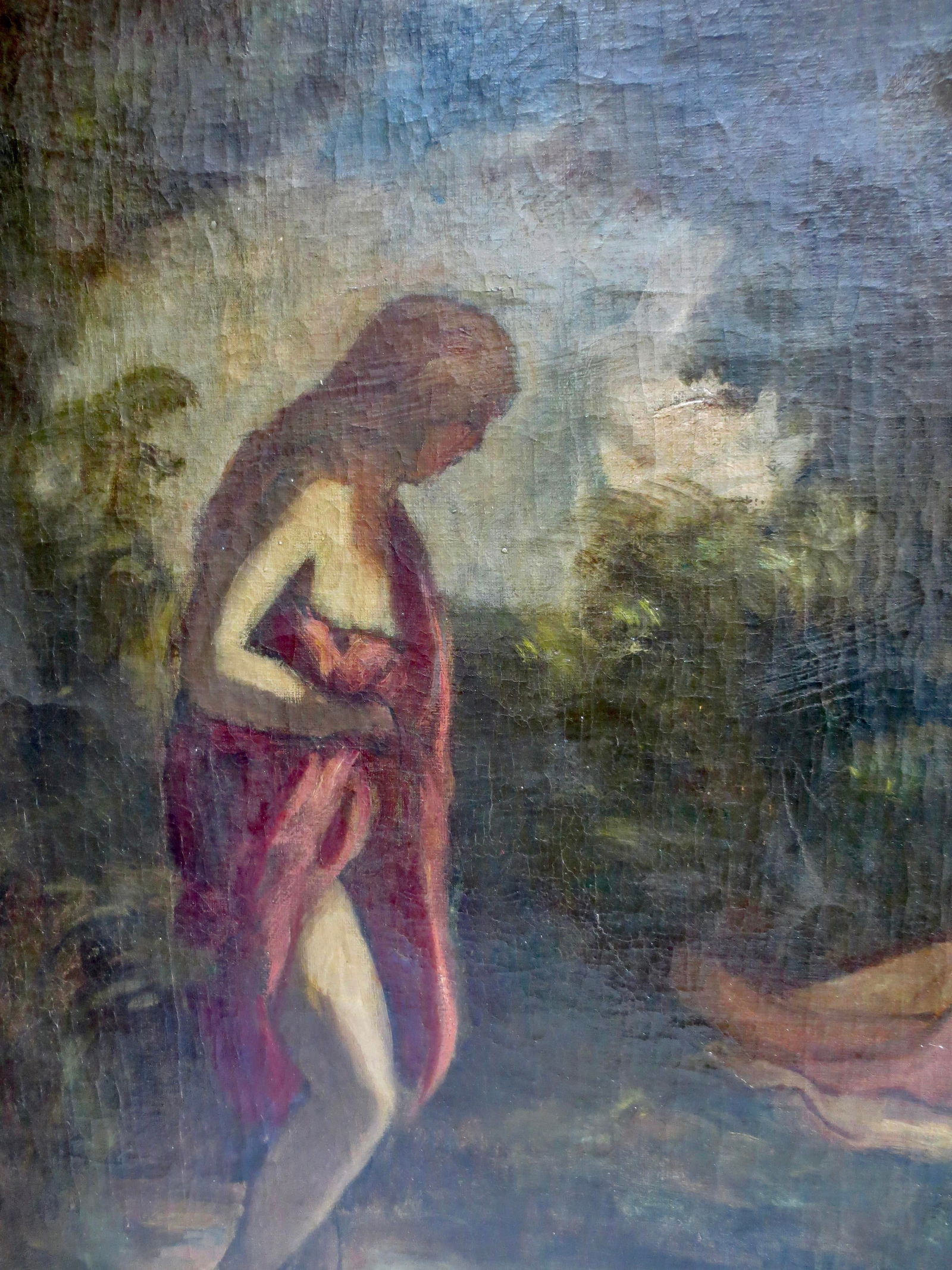 Béla IvÃ¡nyi-GrÃ¼nwald Oil on Canvas Bathers in the Forest - 7