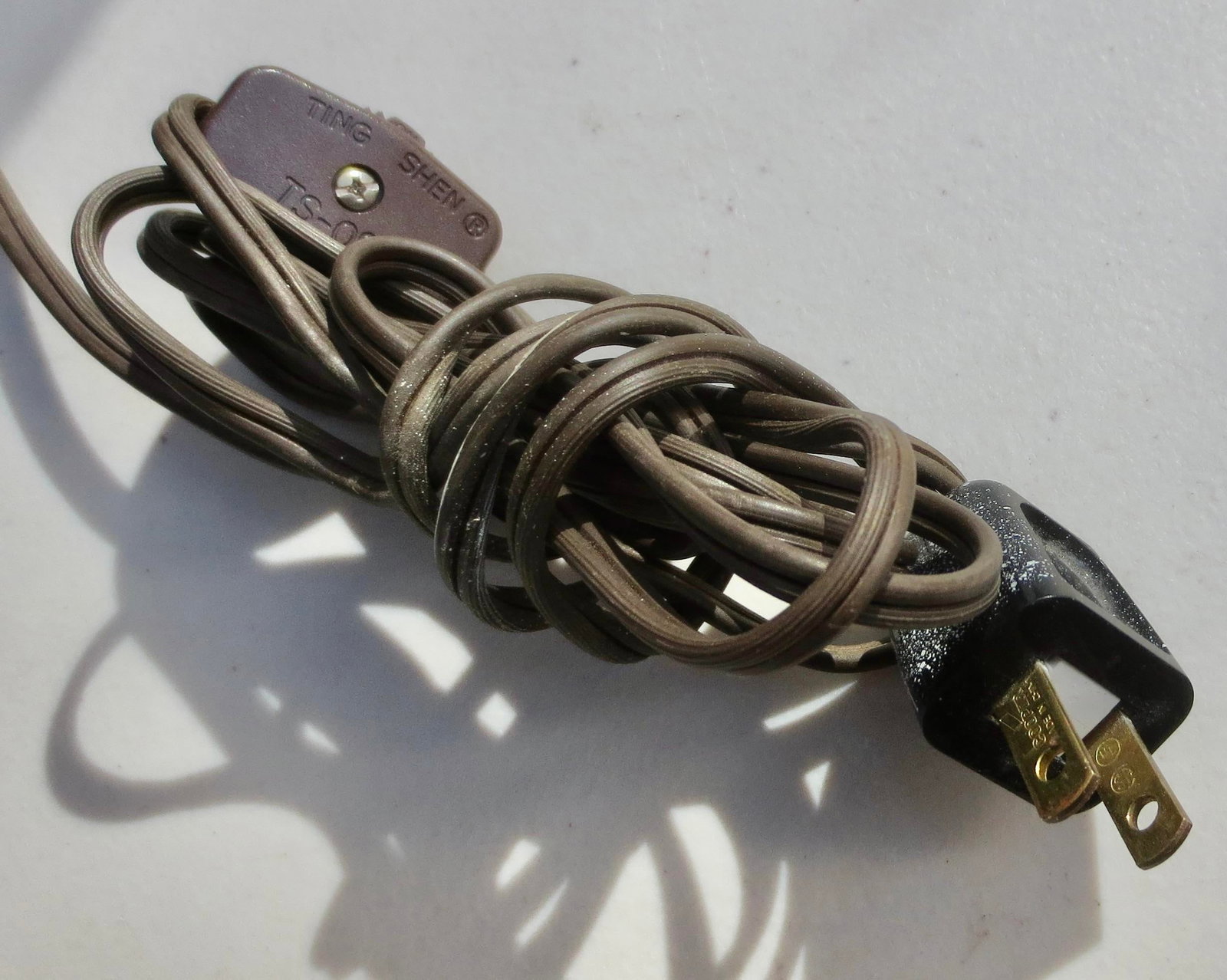 Chines Black Porcelain Lamp Circa 1920s - 7